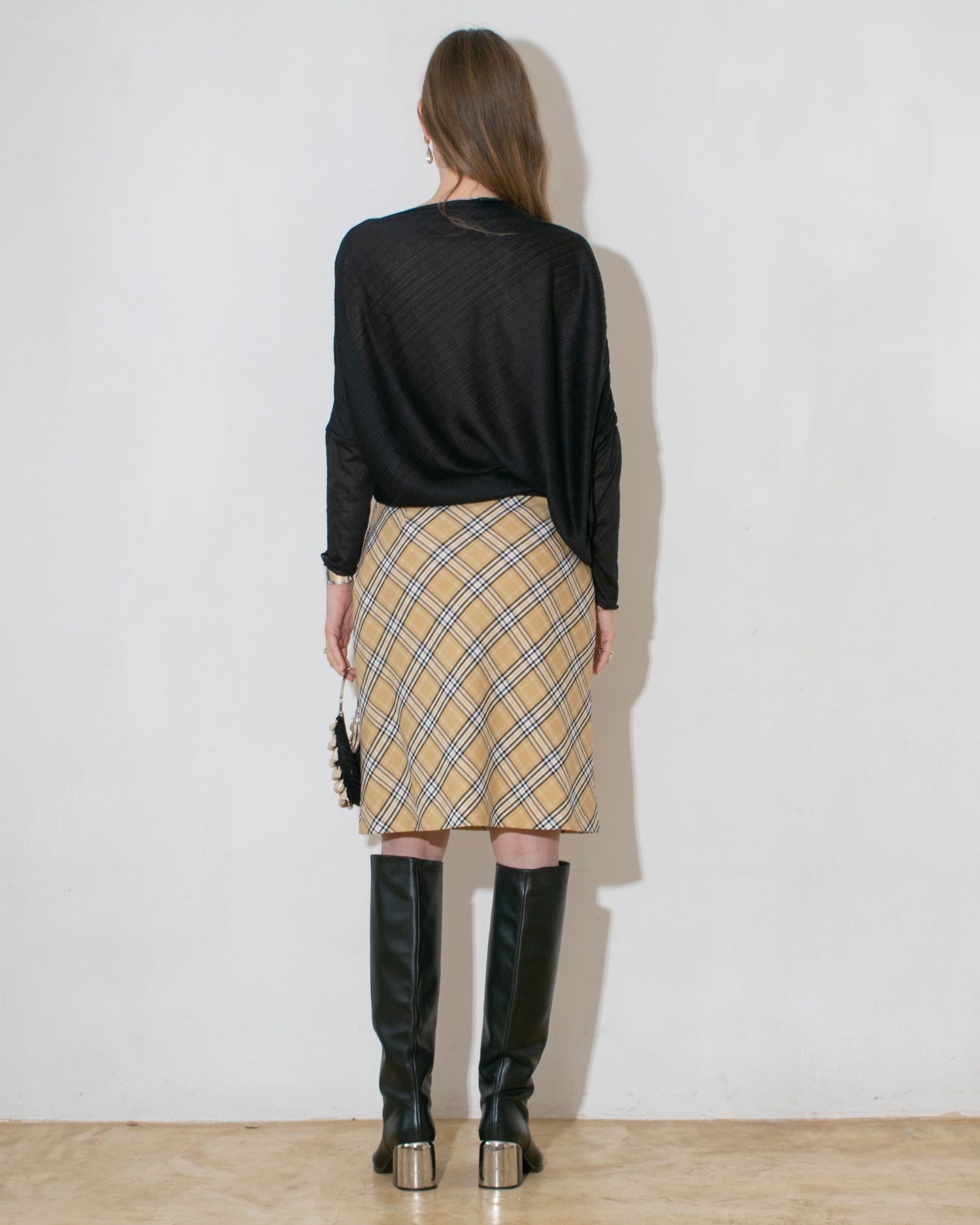 '90s Plaid Skirt