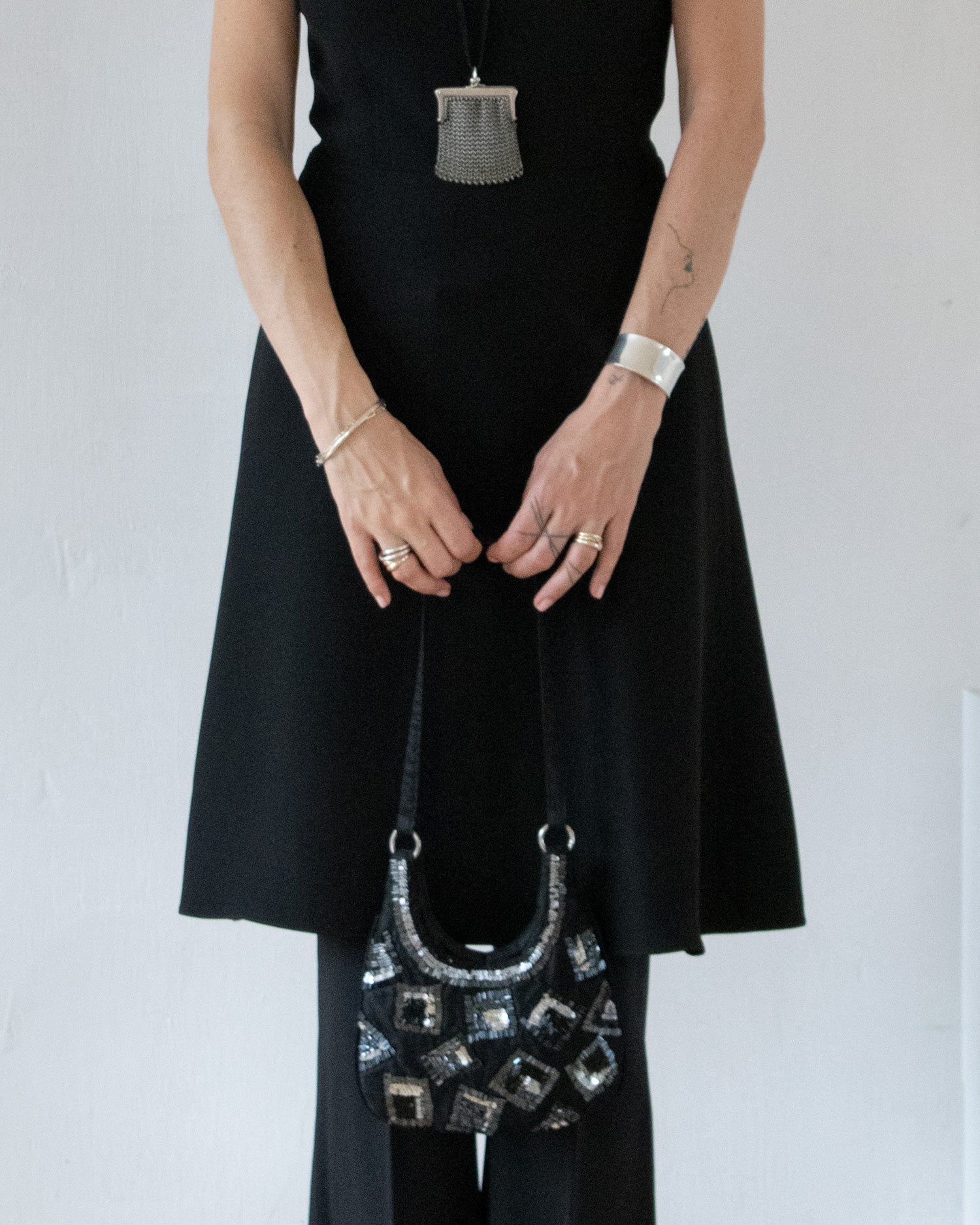 mesh dress bag Mesh Sequin Bag – ANEW