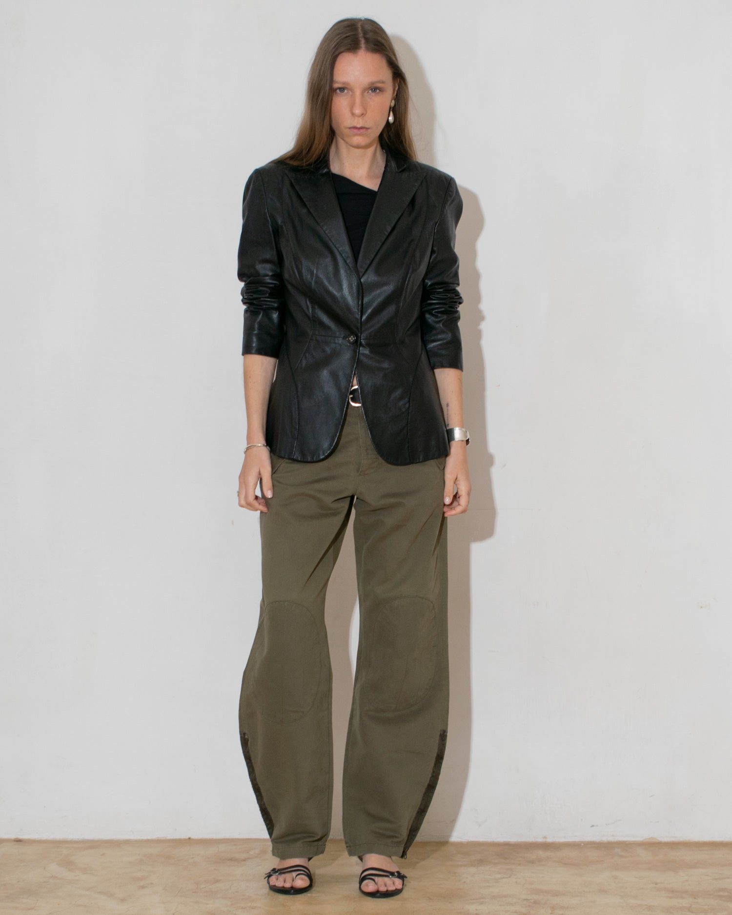 Cerruti Leather Blazer