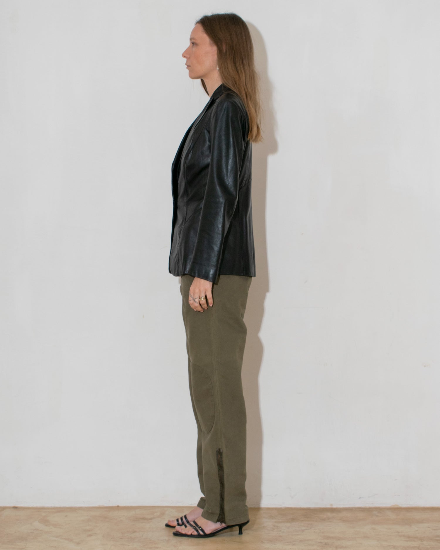 Cerruti Leather Blazer