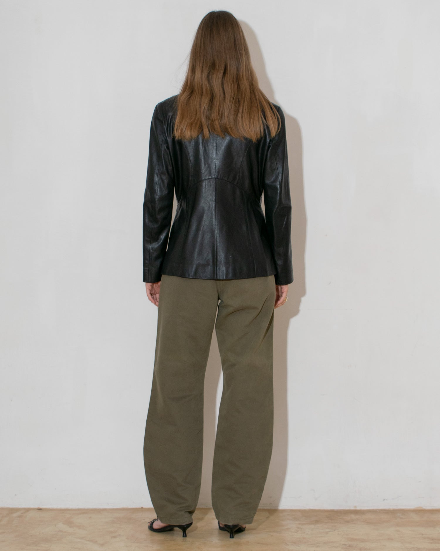 Cerruti Leather Blazer