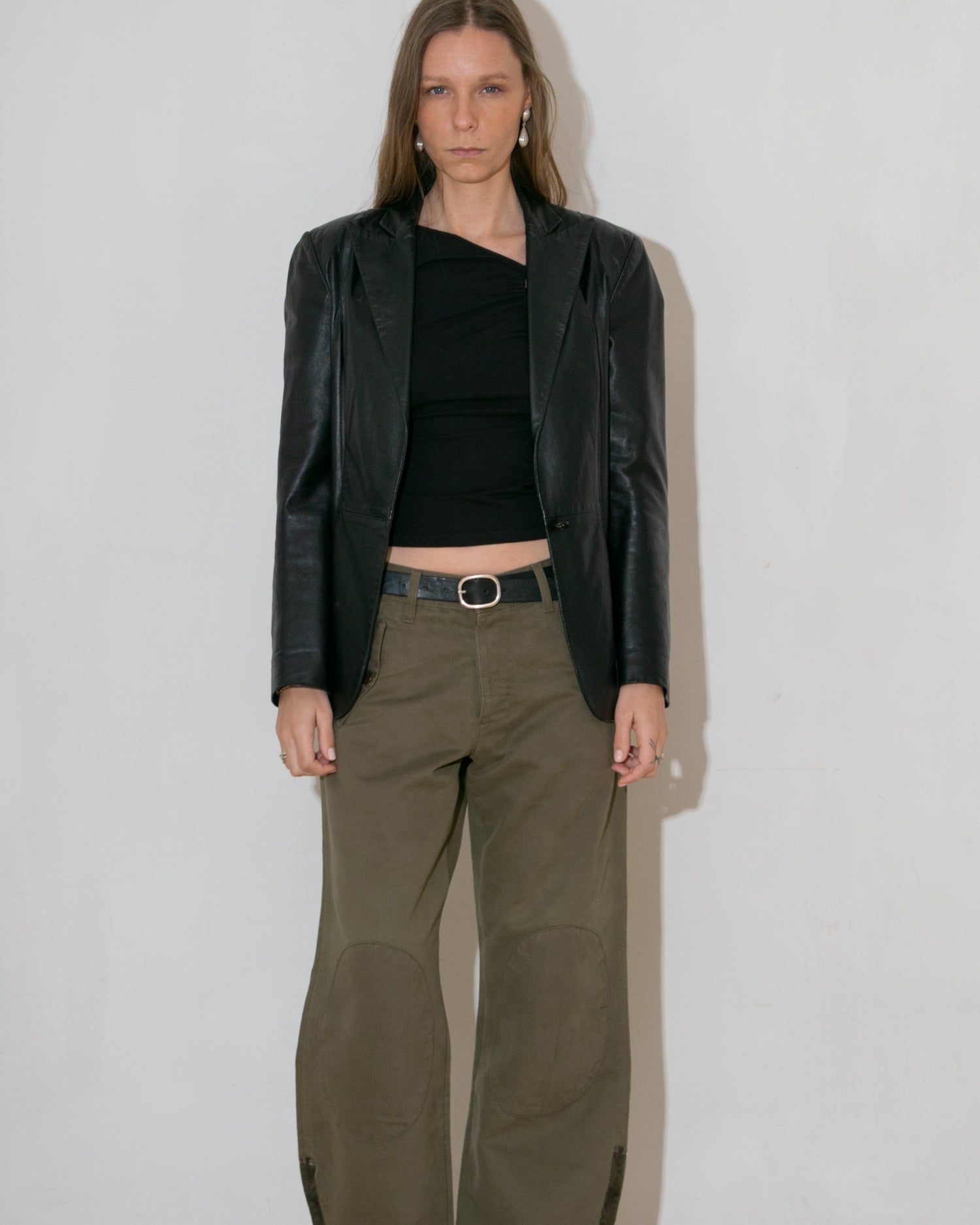 Cerruti Leather Blazer
