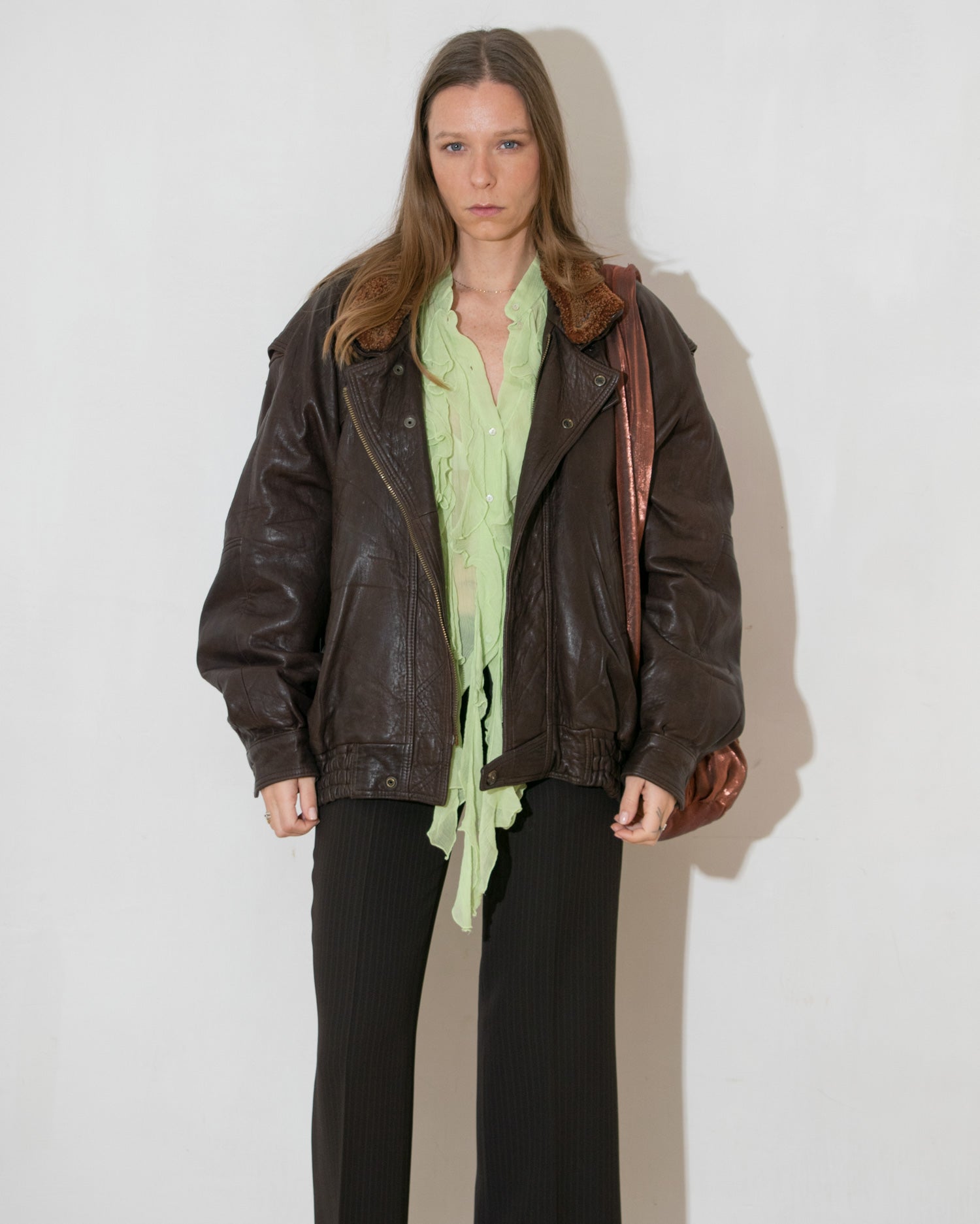 Leather Aviator Jacket