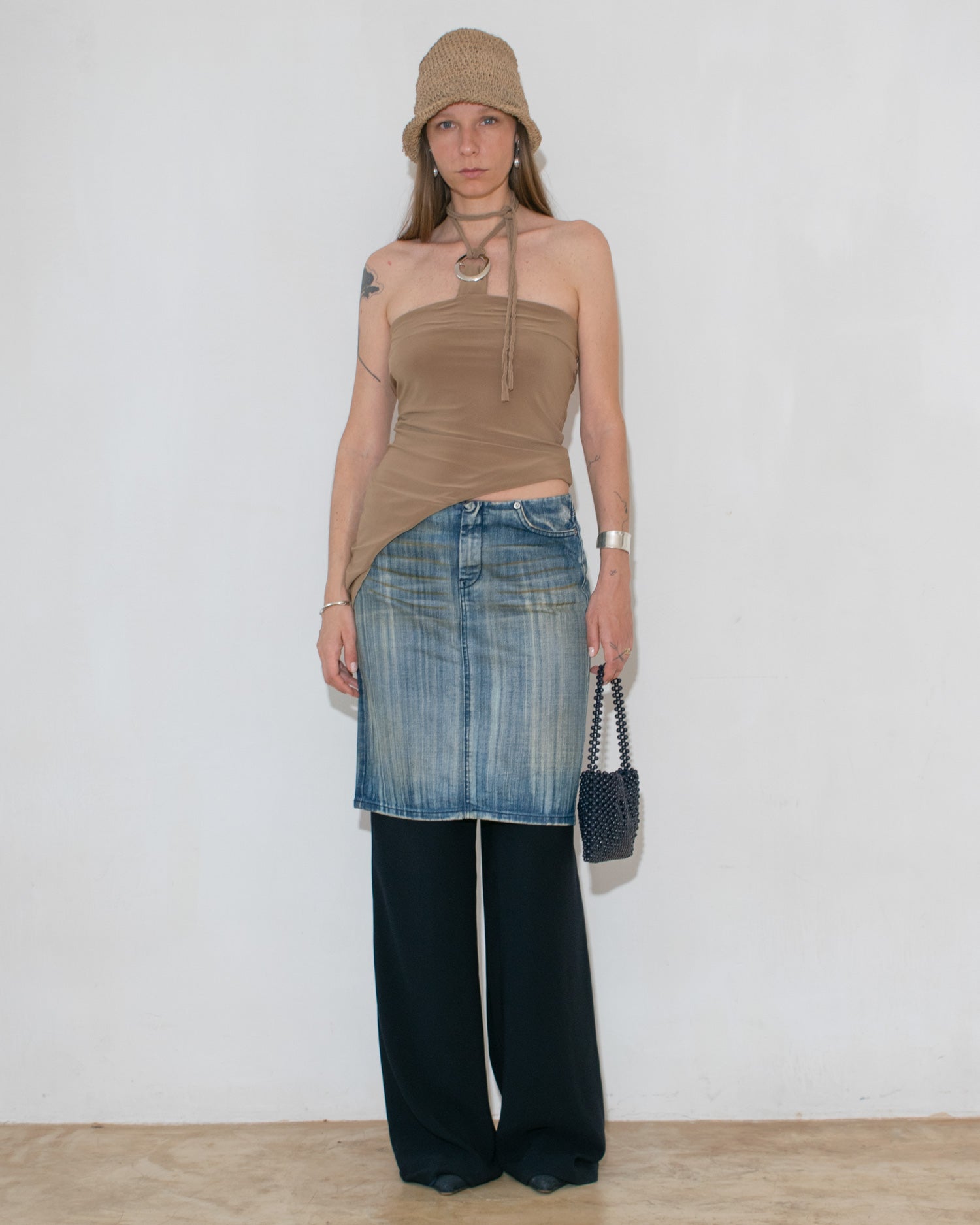 Asymmetric Halter Top