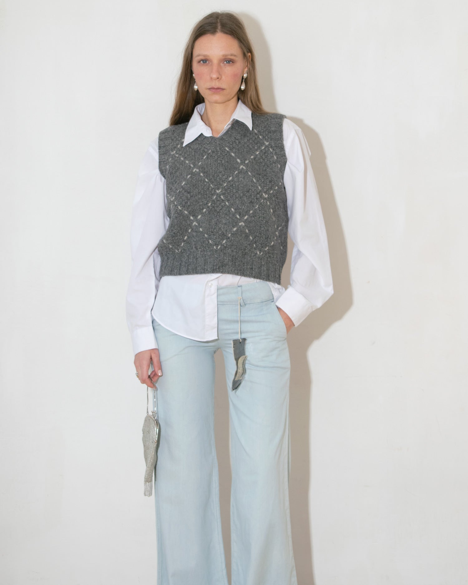 Argyle Wool Vest