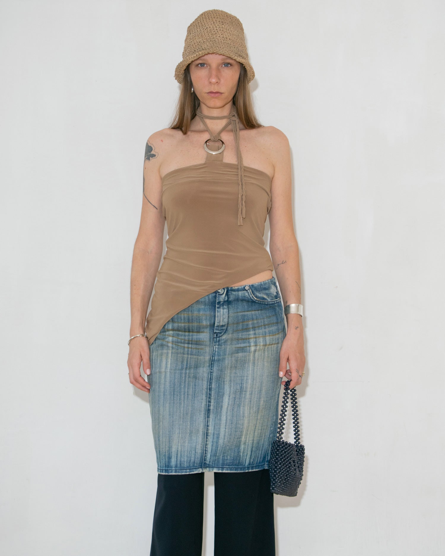 Asymmetric Halter Top