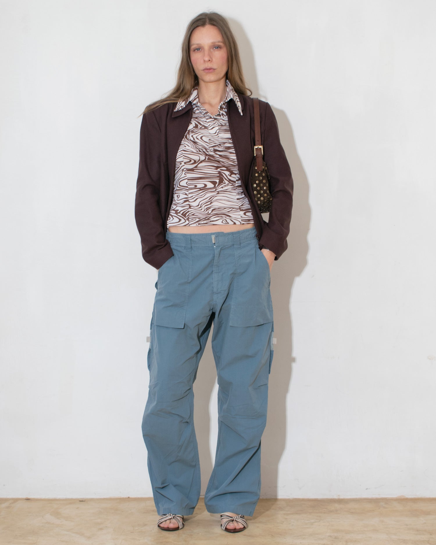 Chocolate Zip Blazer