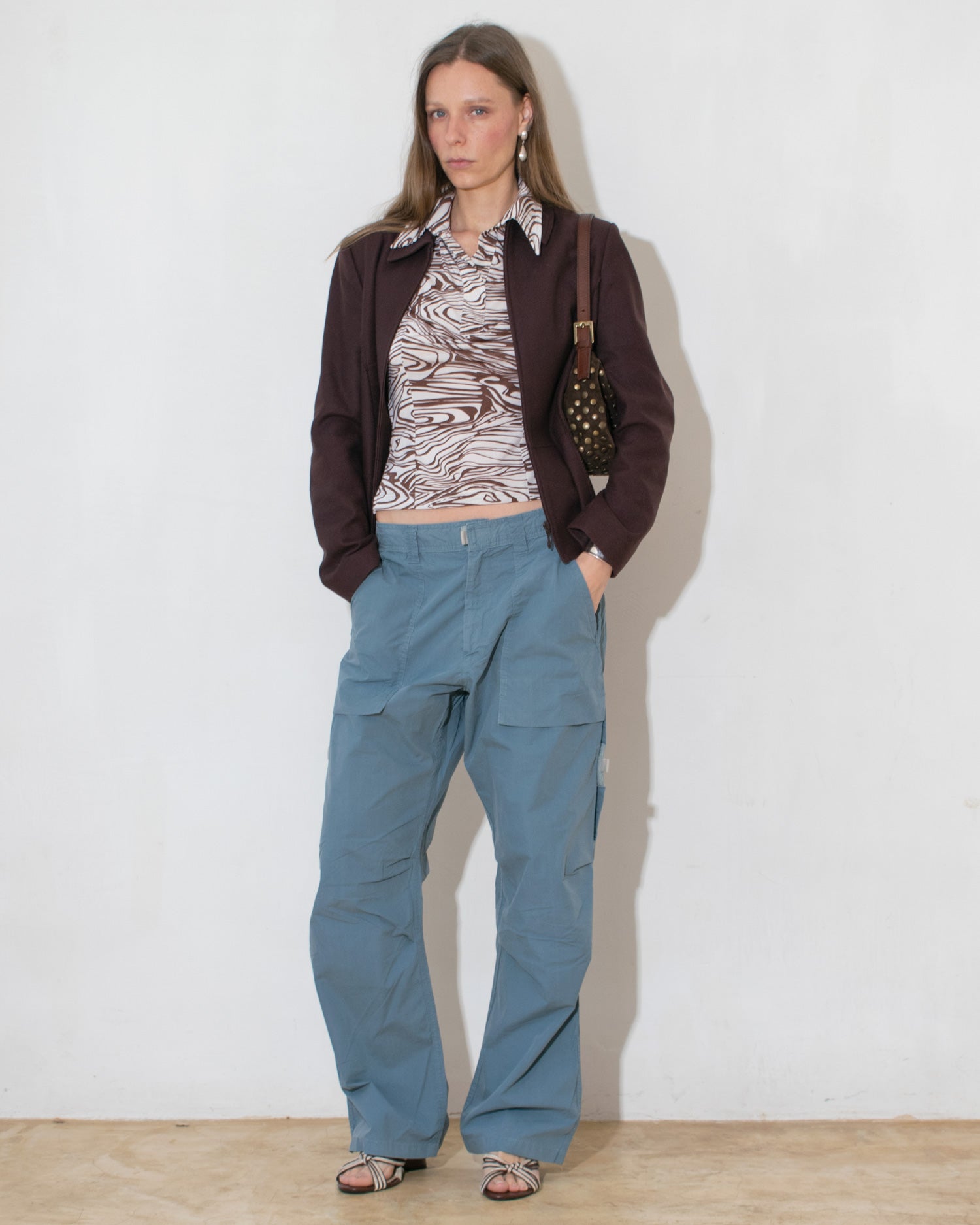 Chocolate Zip Blazer