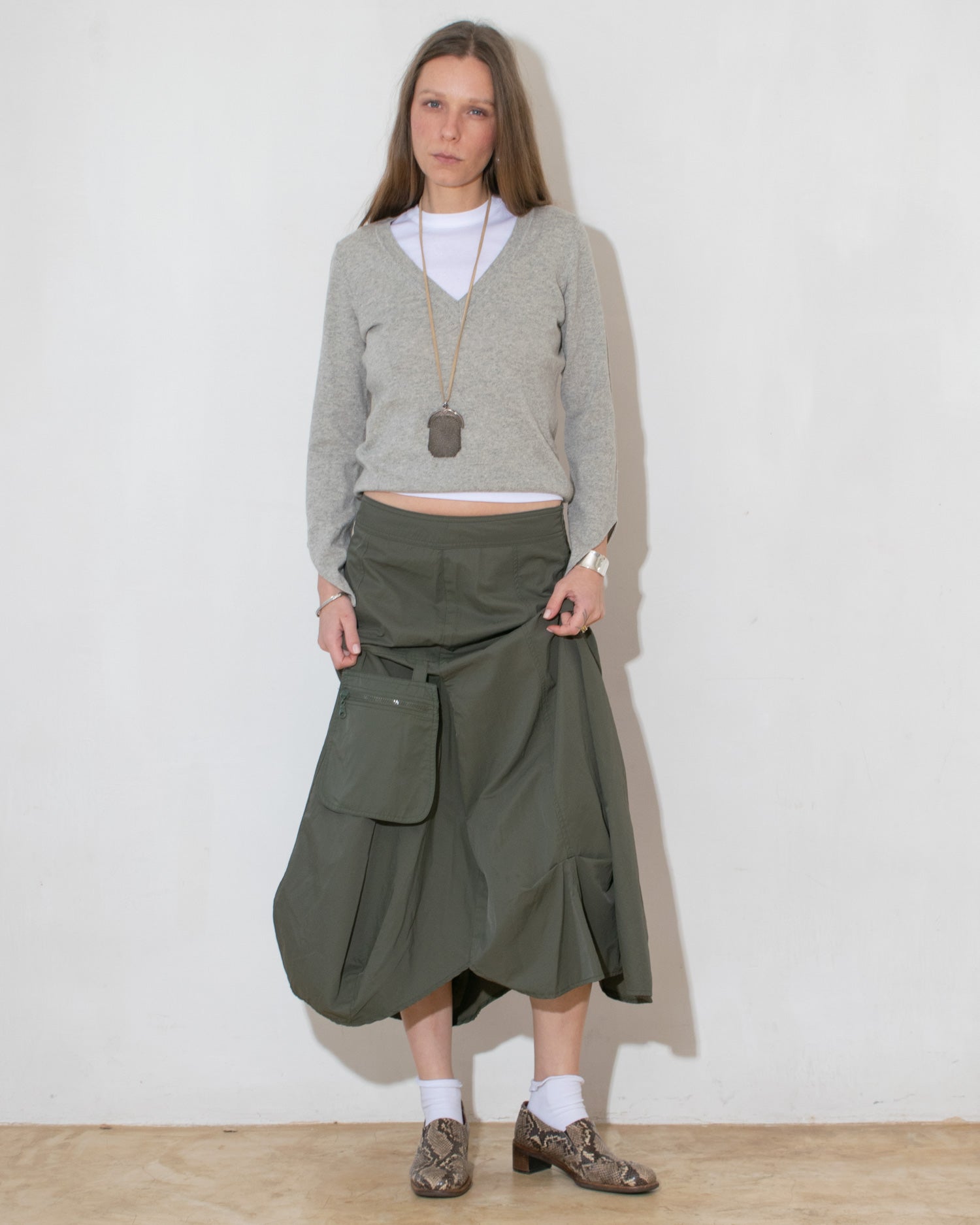 Cargo Maxi Skirt