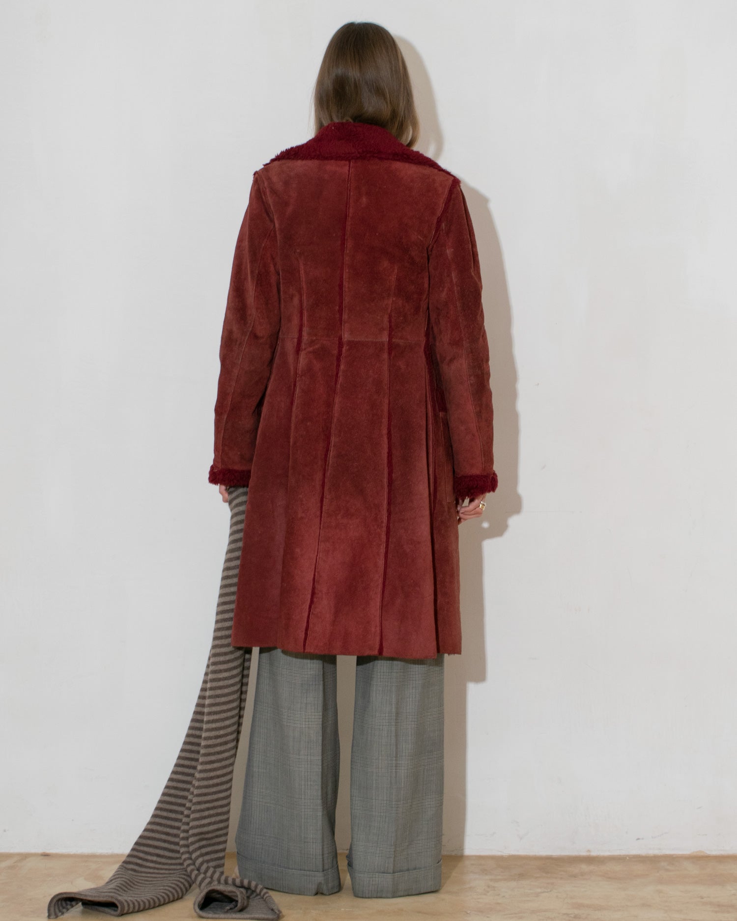 Suede Rust Coat