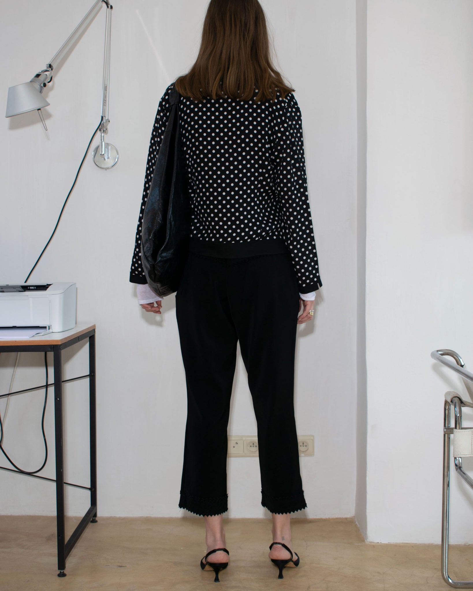 Silk Polka Dot Shirt