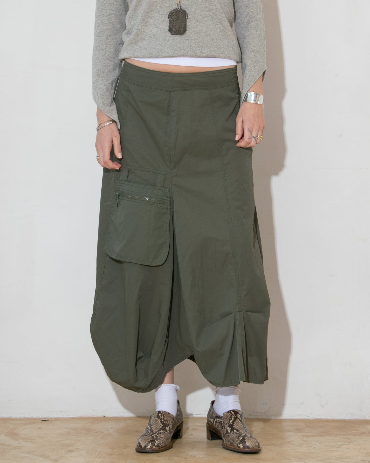 Cargo Maxi Skirt