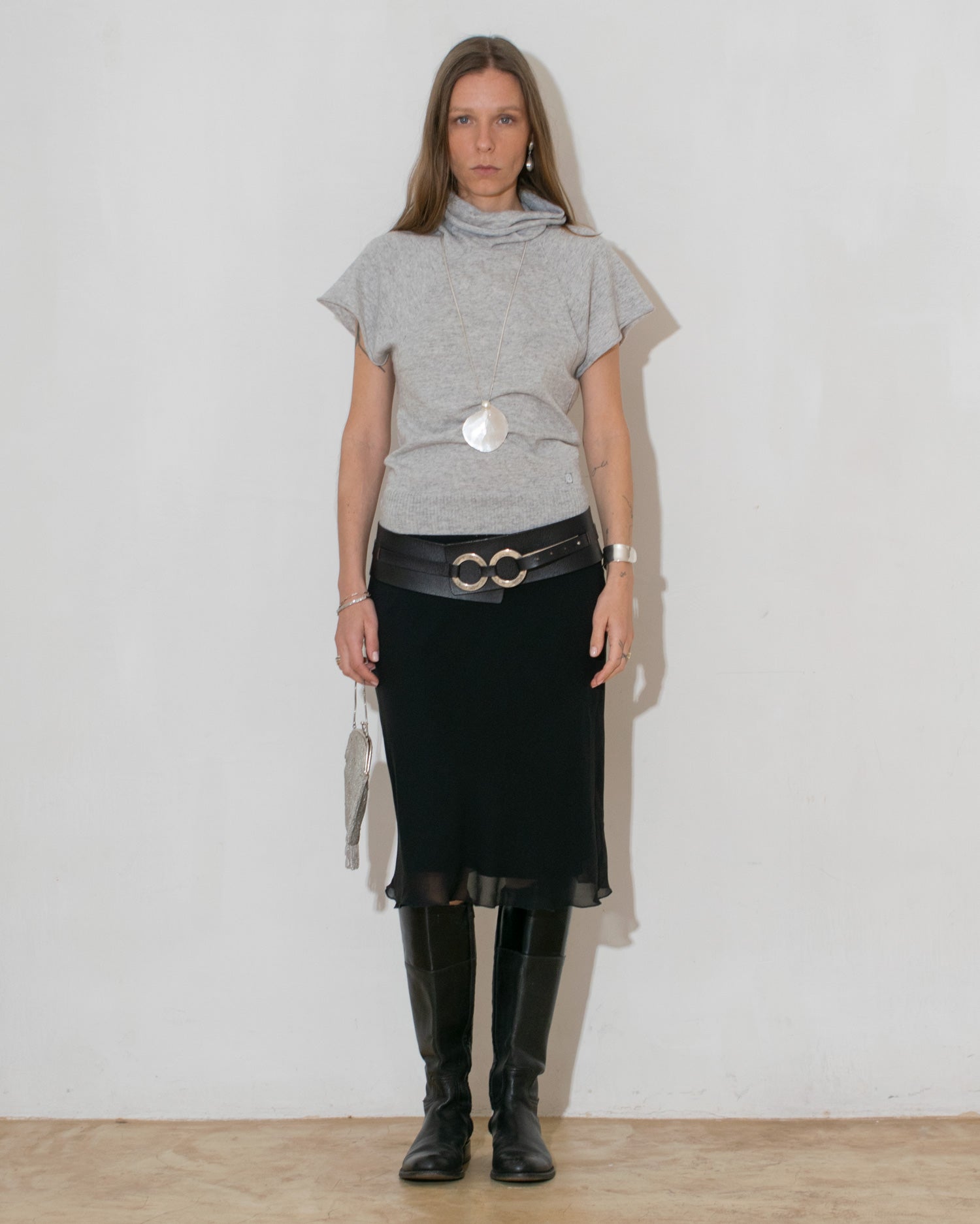 Silk Slip Skirt