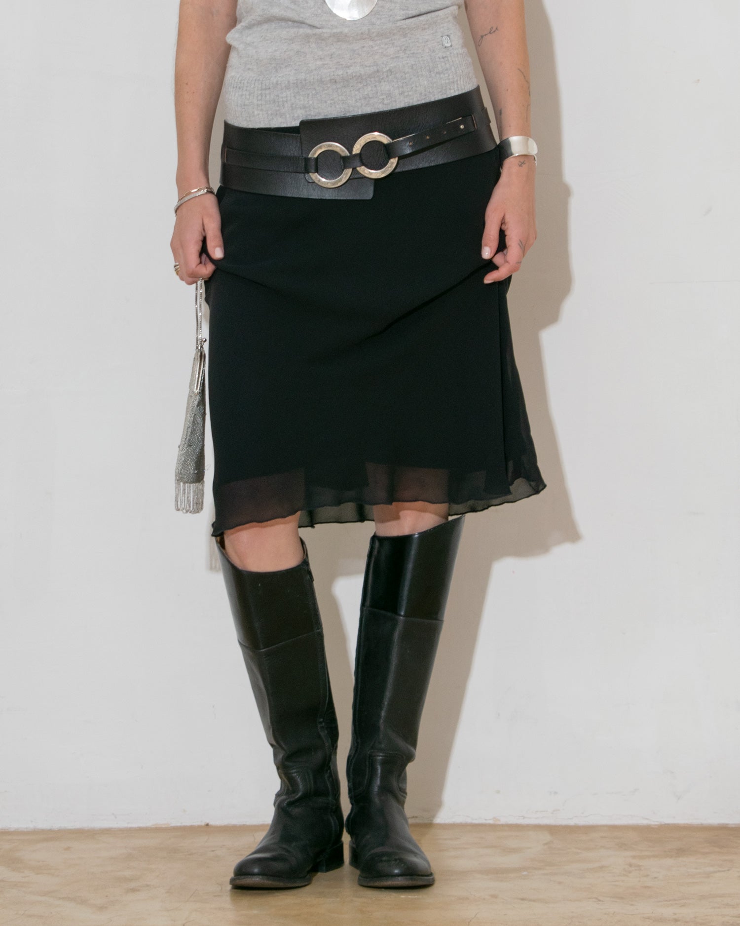 Silk Slip Skirt