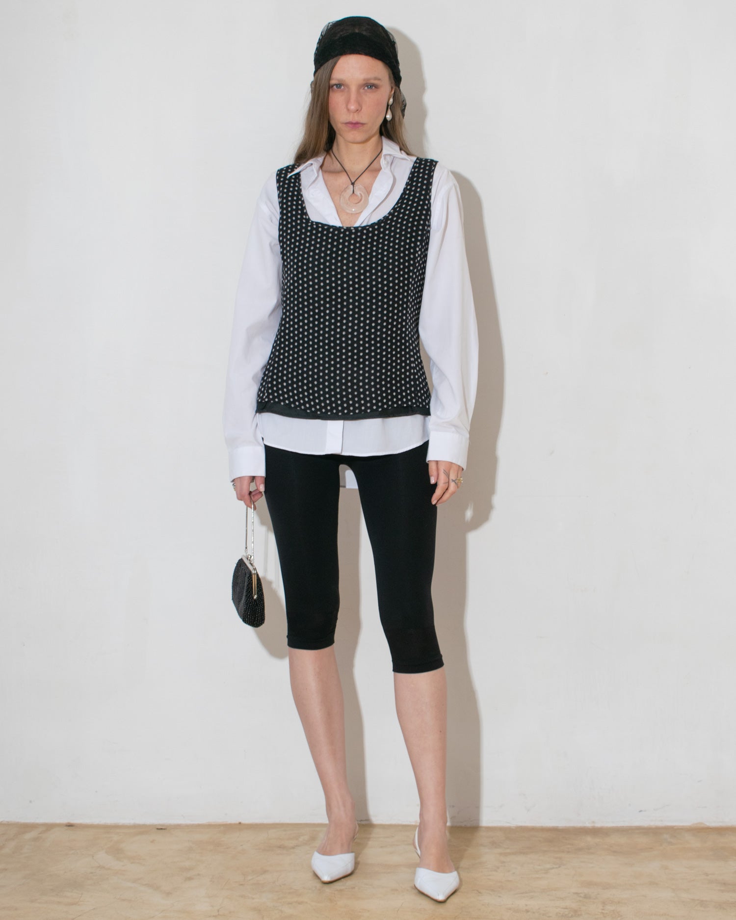 Armani Silk Polkadot Top