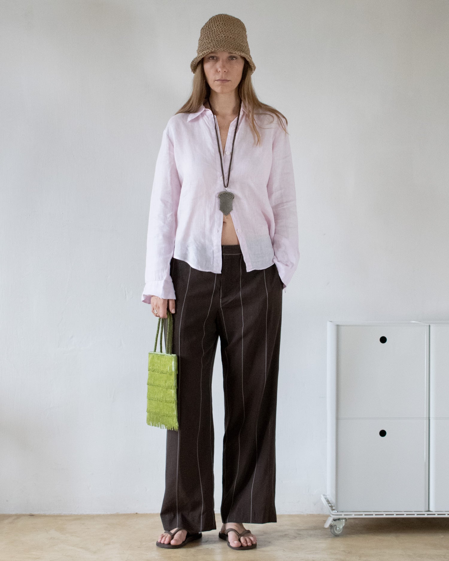 Pink Linen Shirt