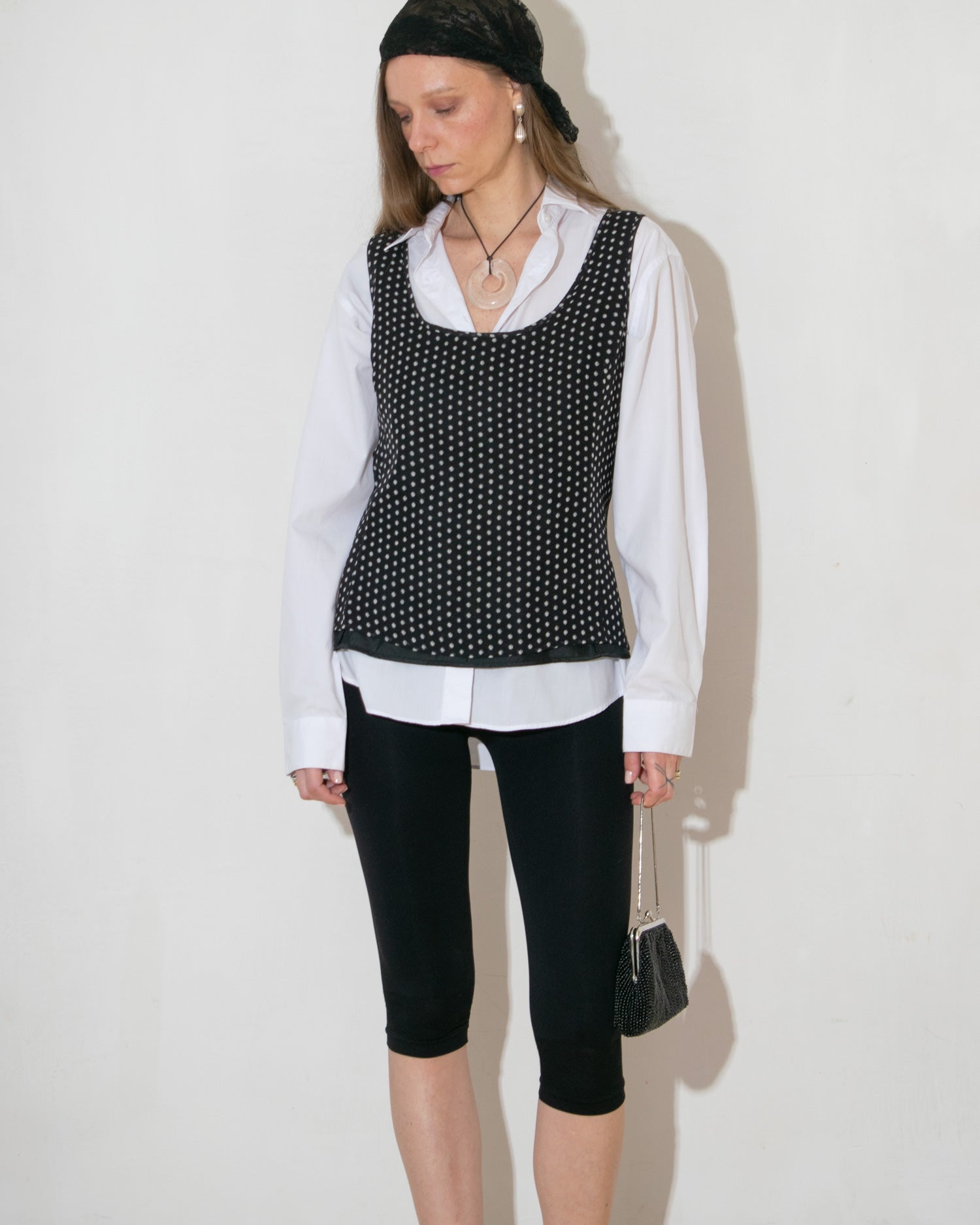 Armani Silk Polkadot Top