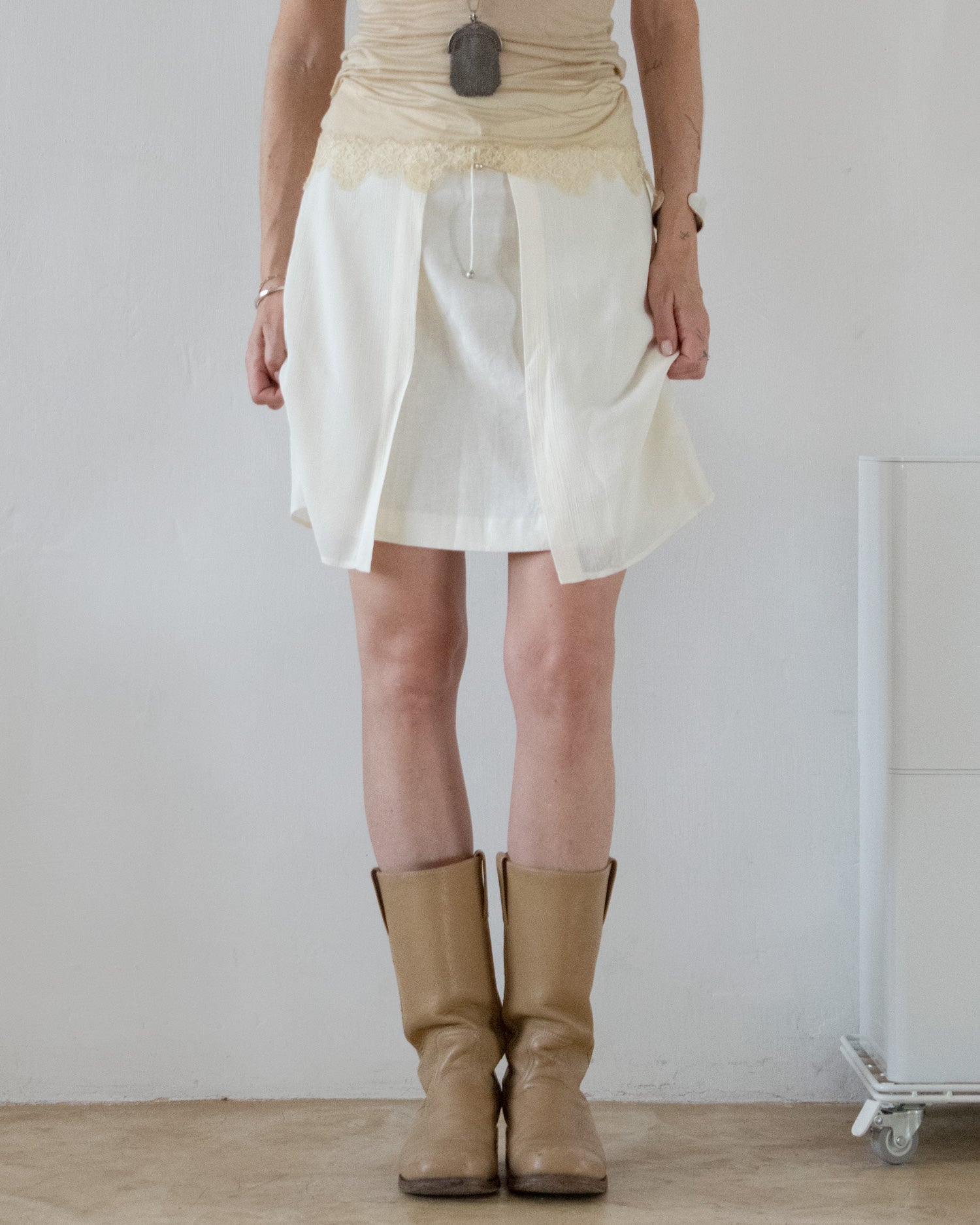 Linen Envelope Skirt