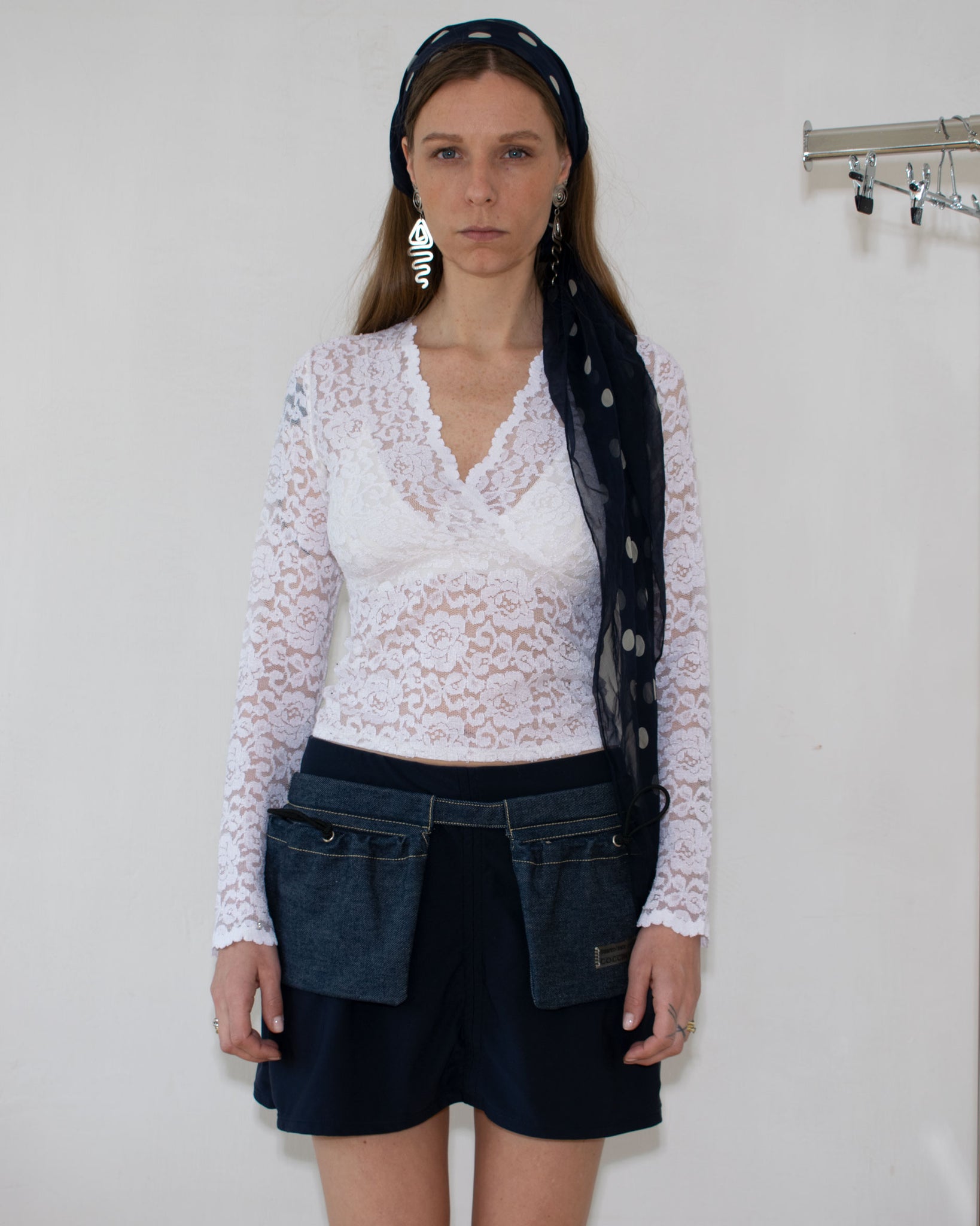 Lace White Top
