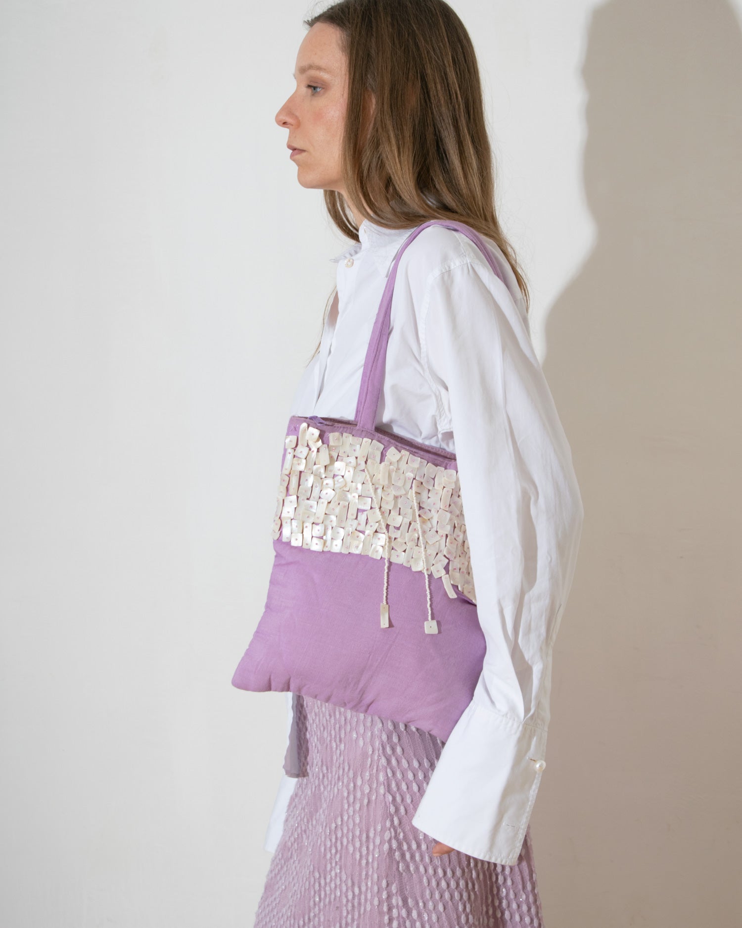 Mother of Pearl Bag (Lilac)
