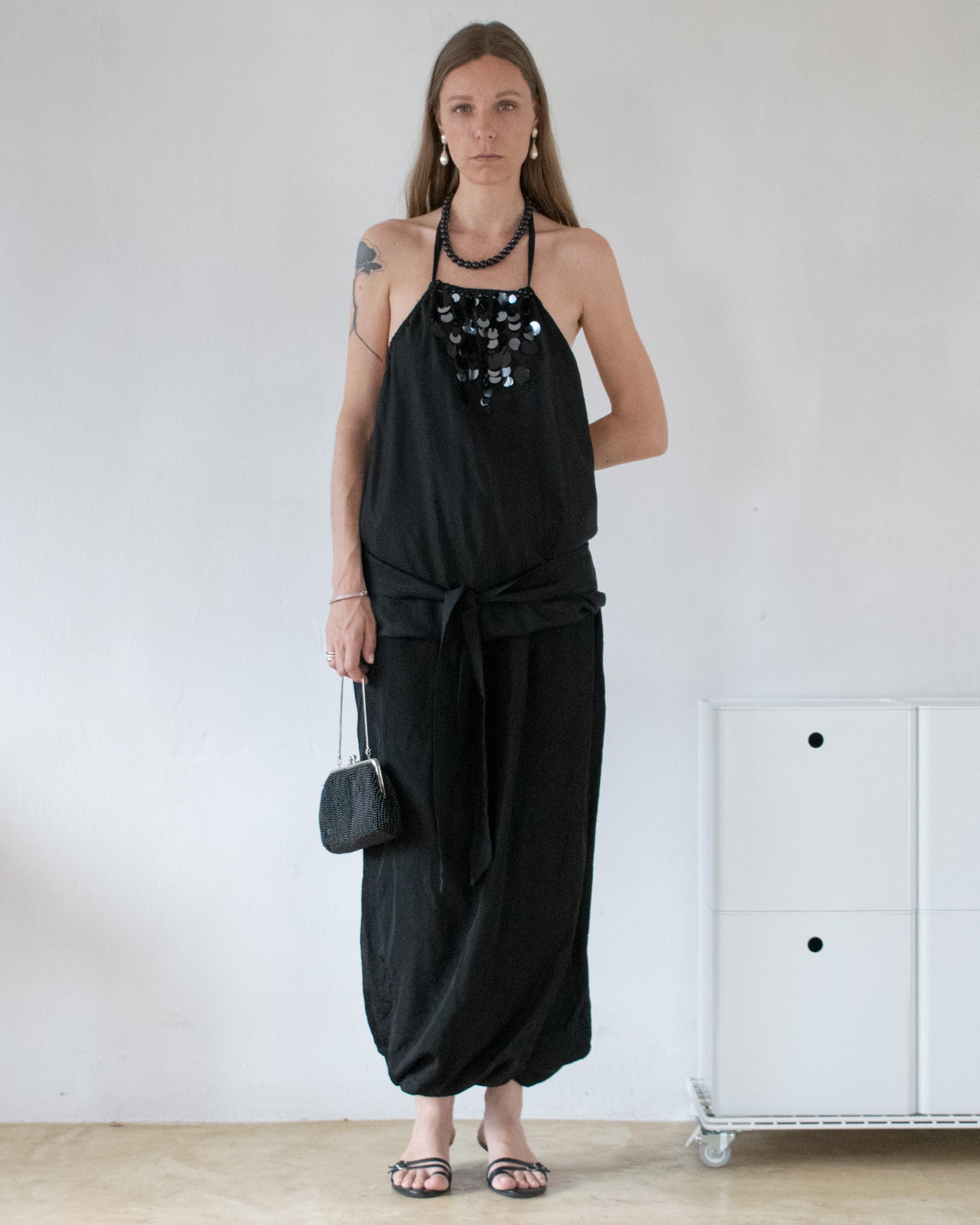 Sequin Halter Top