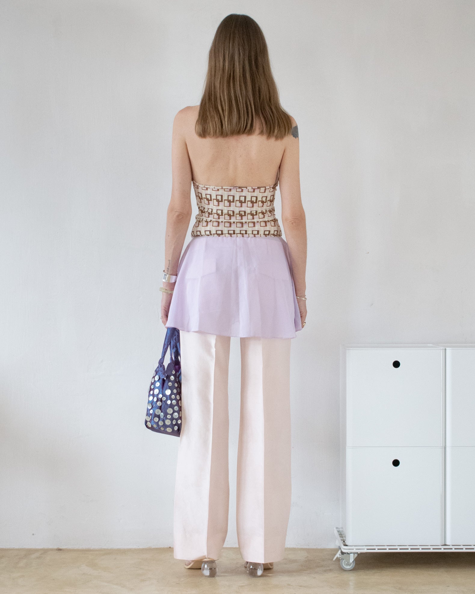 Shantung Silk Pants