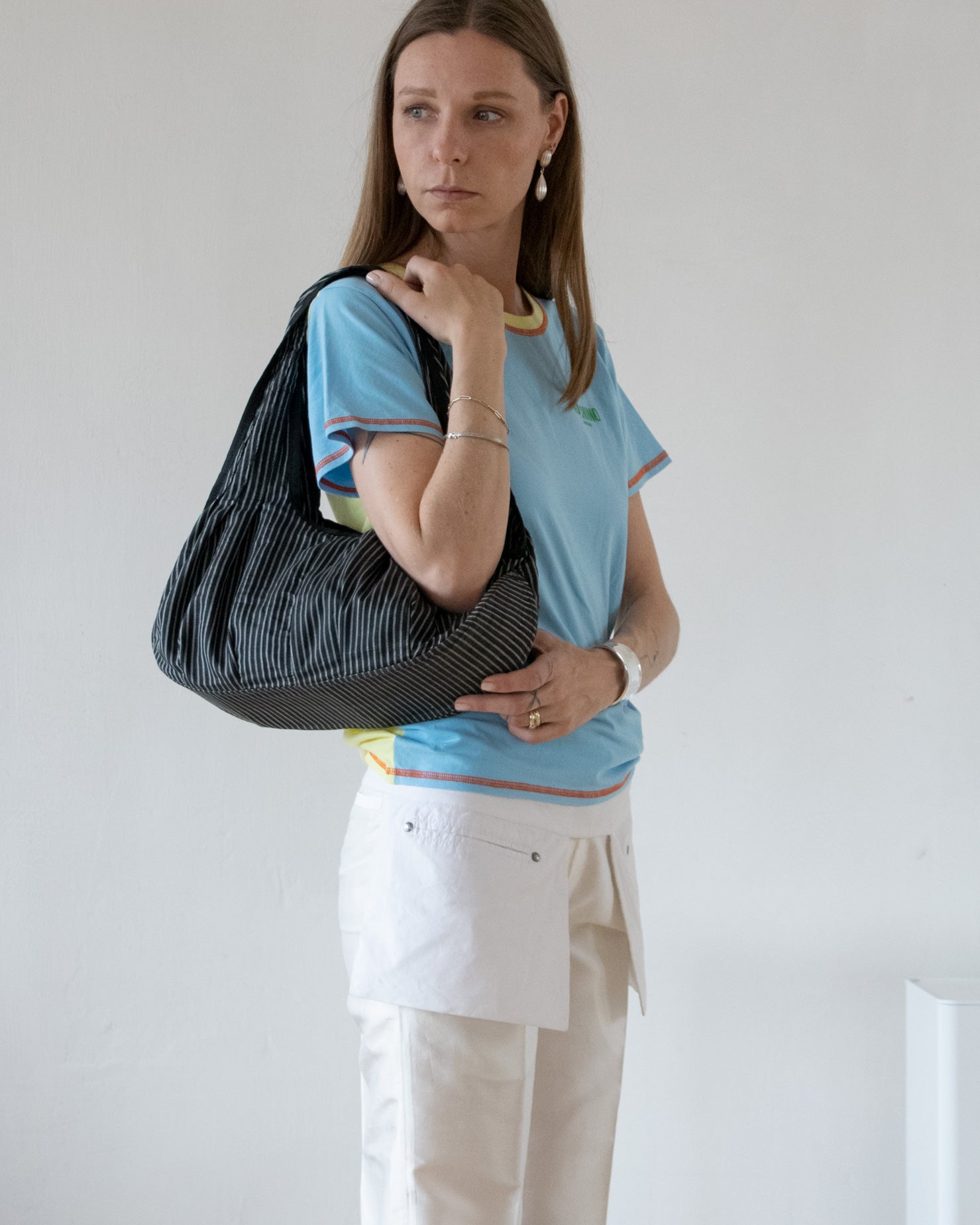 Silk Striped Bag