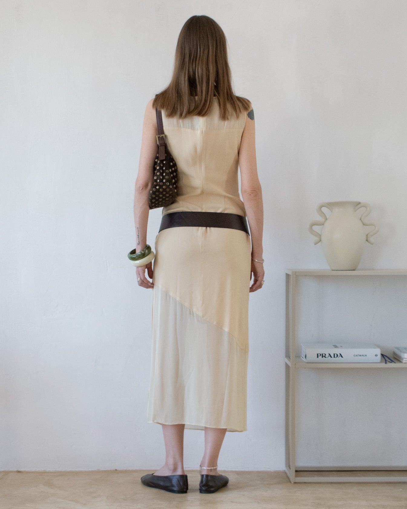 Sheer Panelled Dress