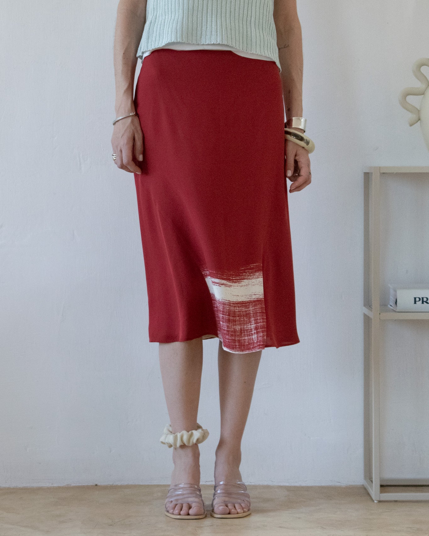 Bias-Cut Skirt