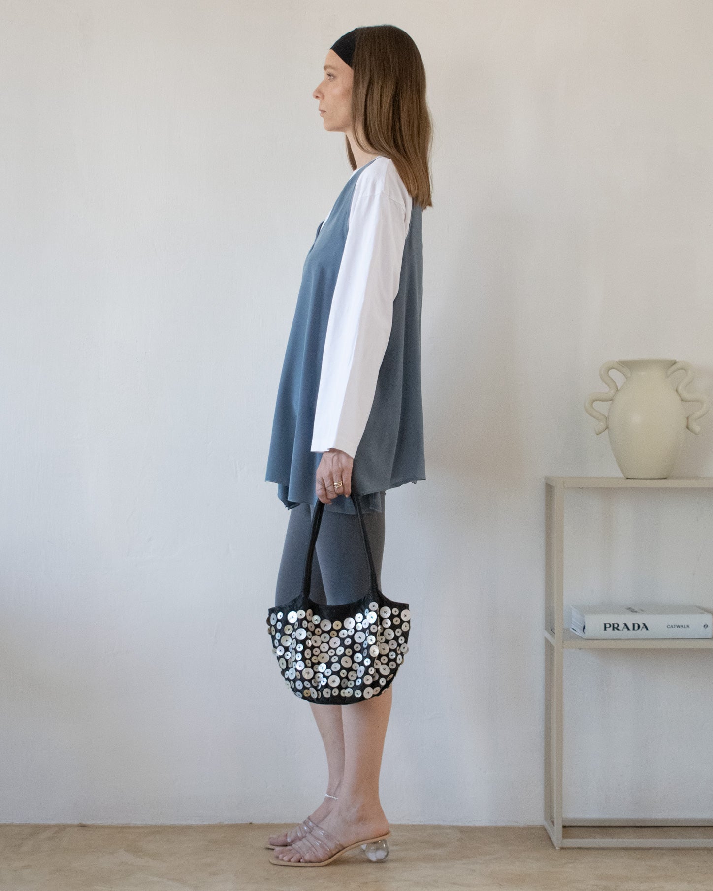 Sleeveless Silk Top