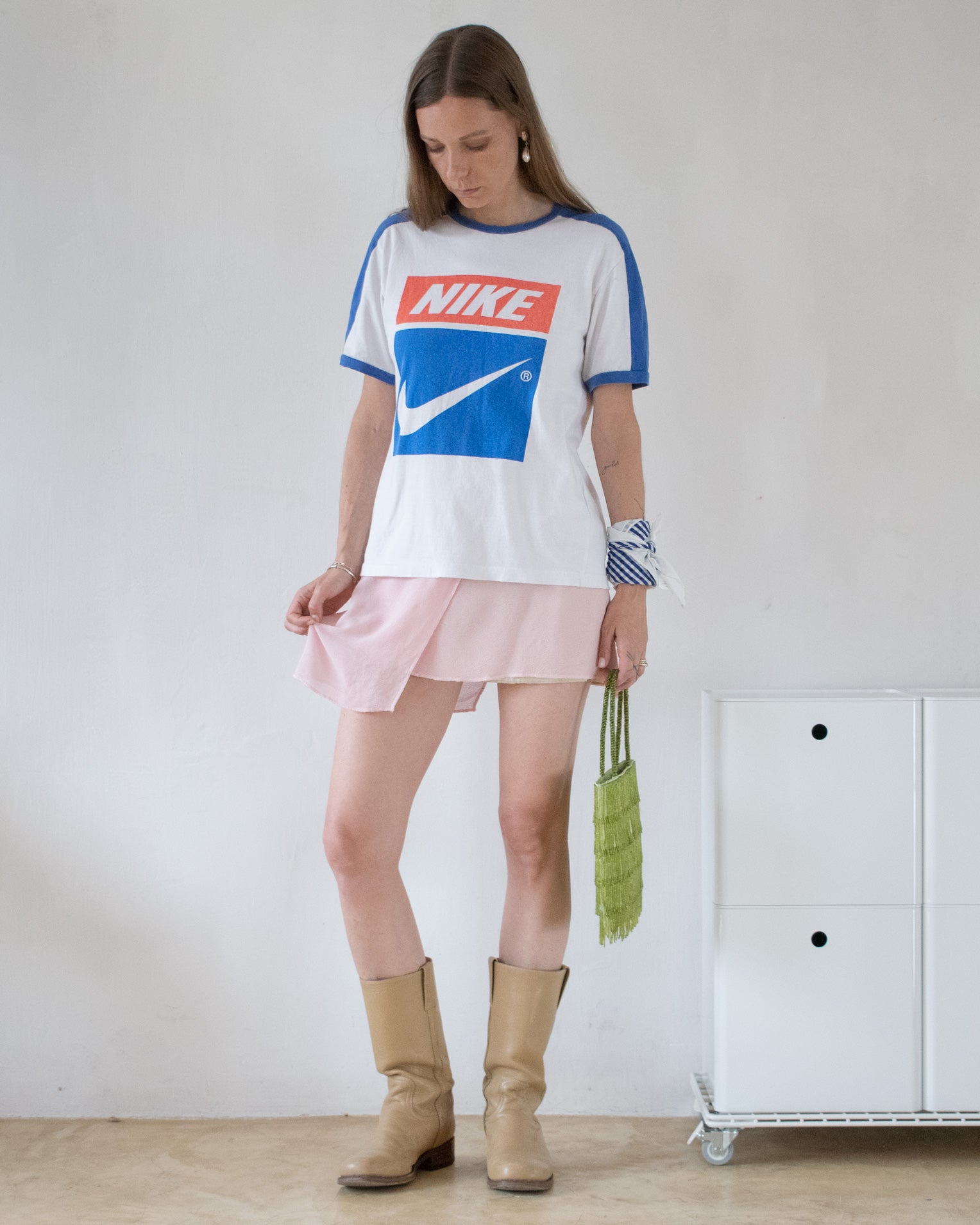 Silk Envelope Skirt