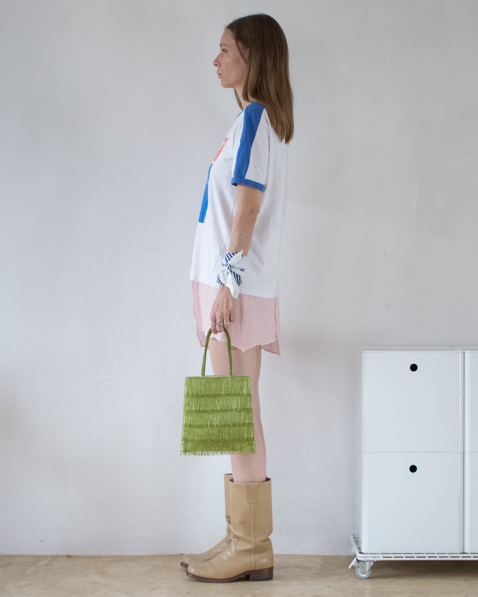 Silk Envelope Skirt