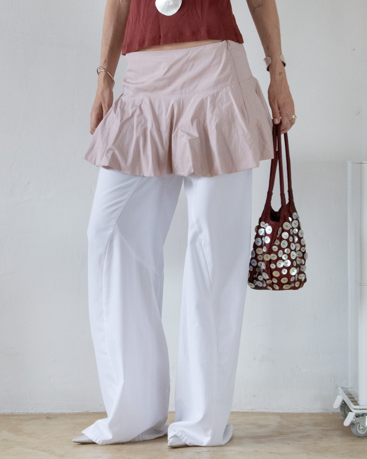 Ruffle Mini Skirt