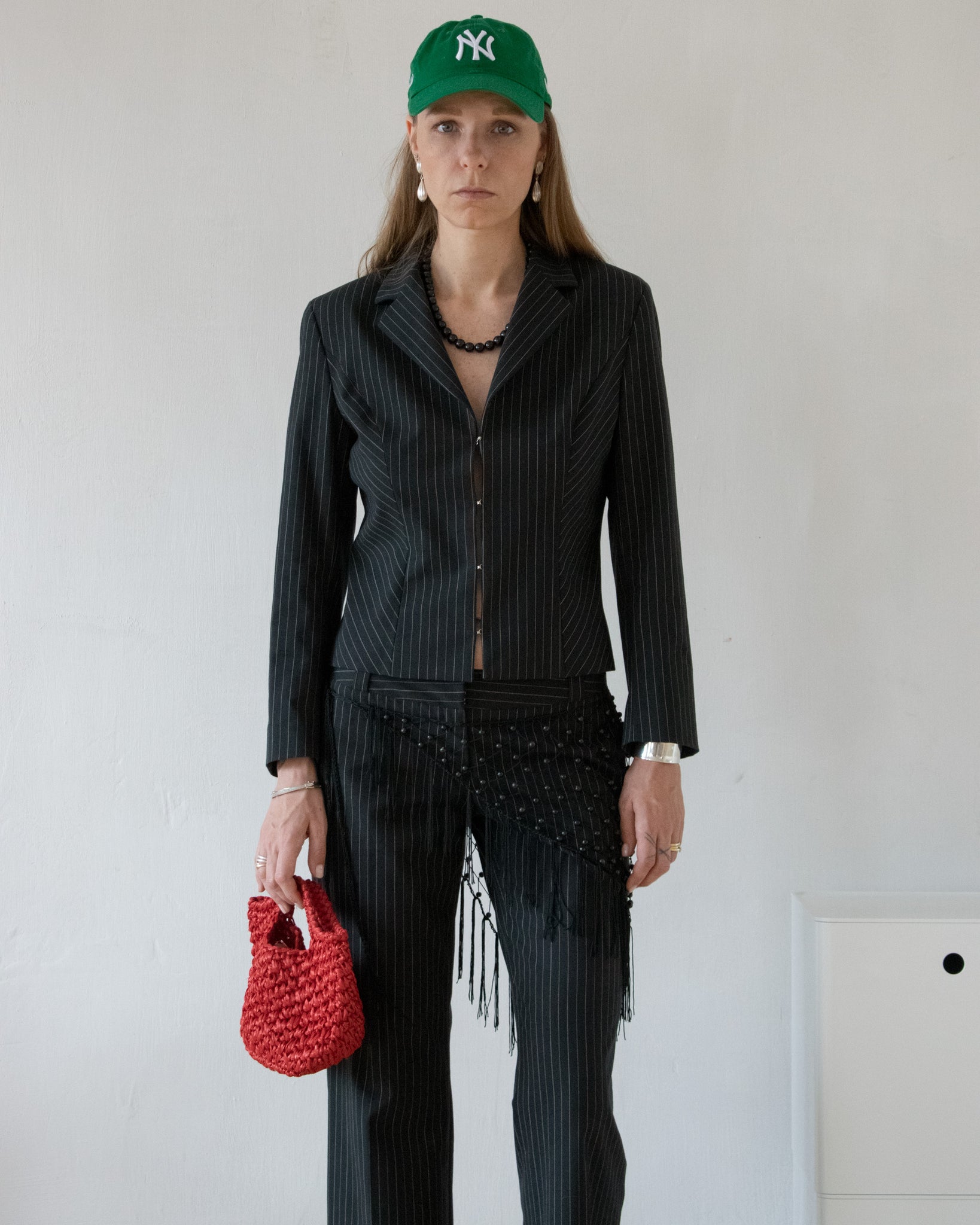 Pinstripe Pant Suit