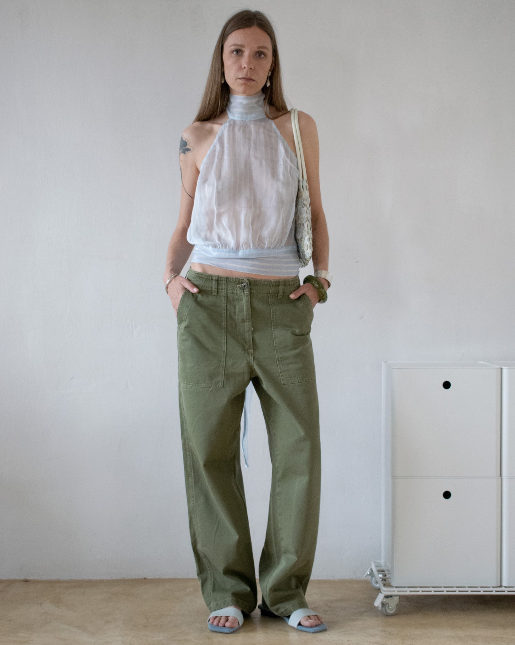 Silk Halter Top