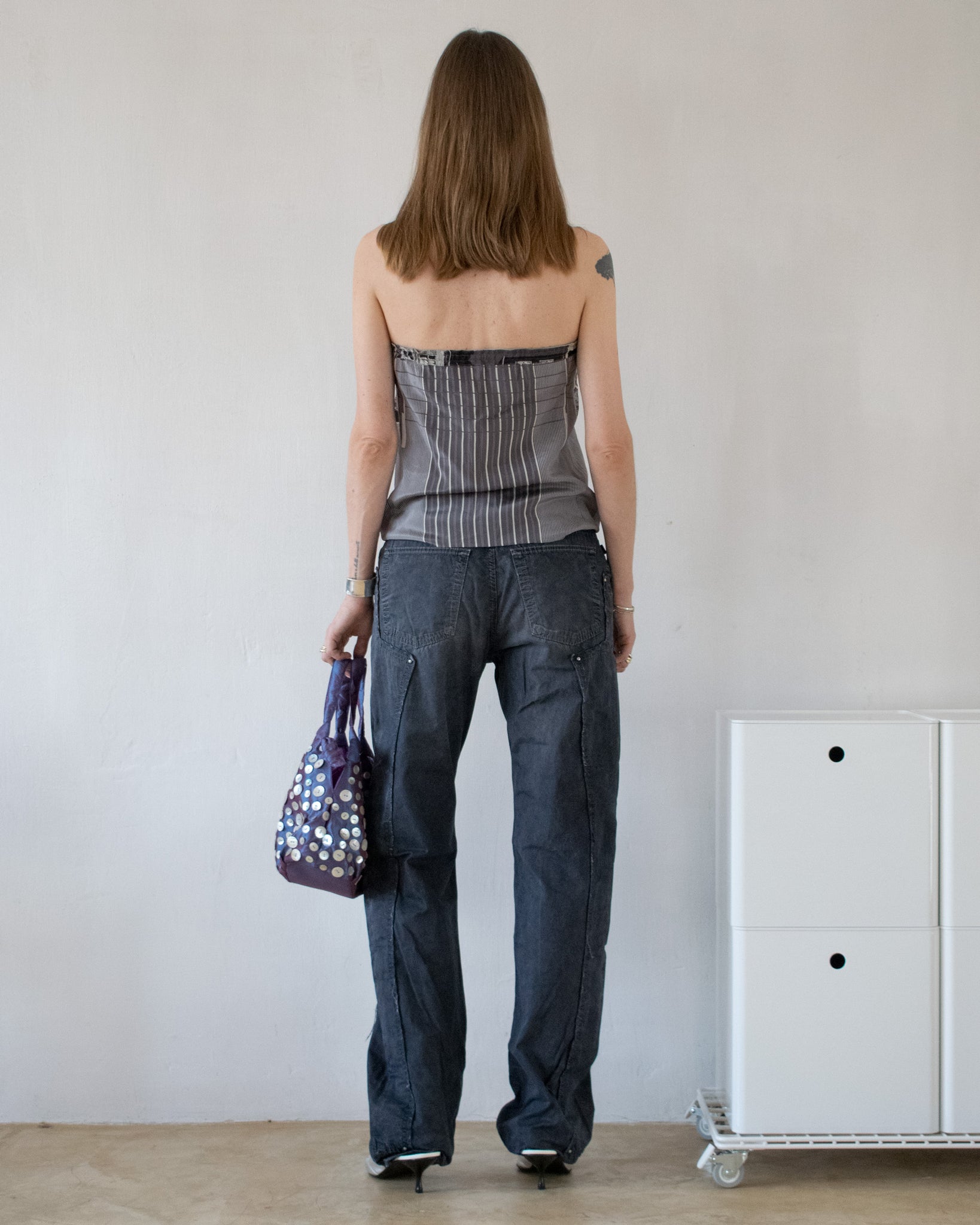 Graphic Silk Top