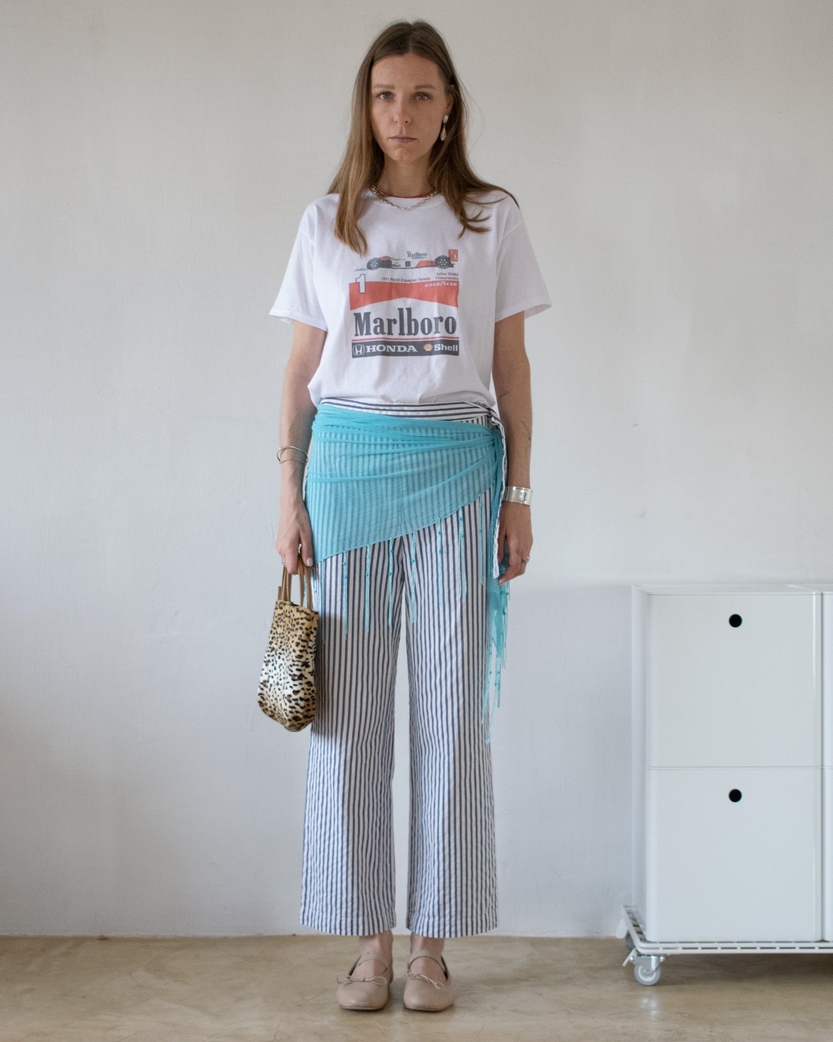 Turquoise Sheer Sarong
