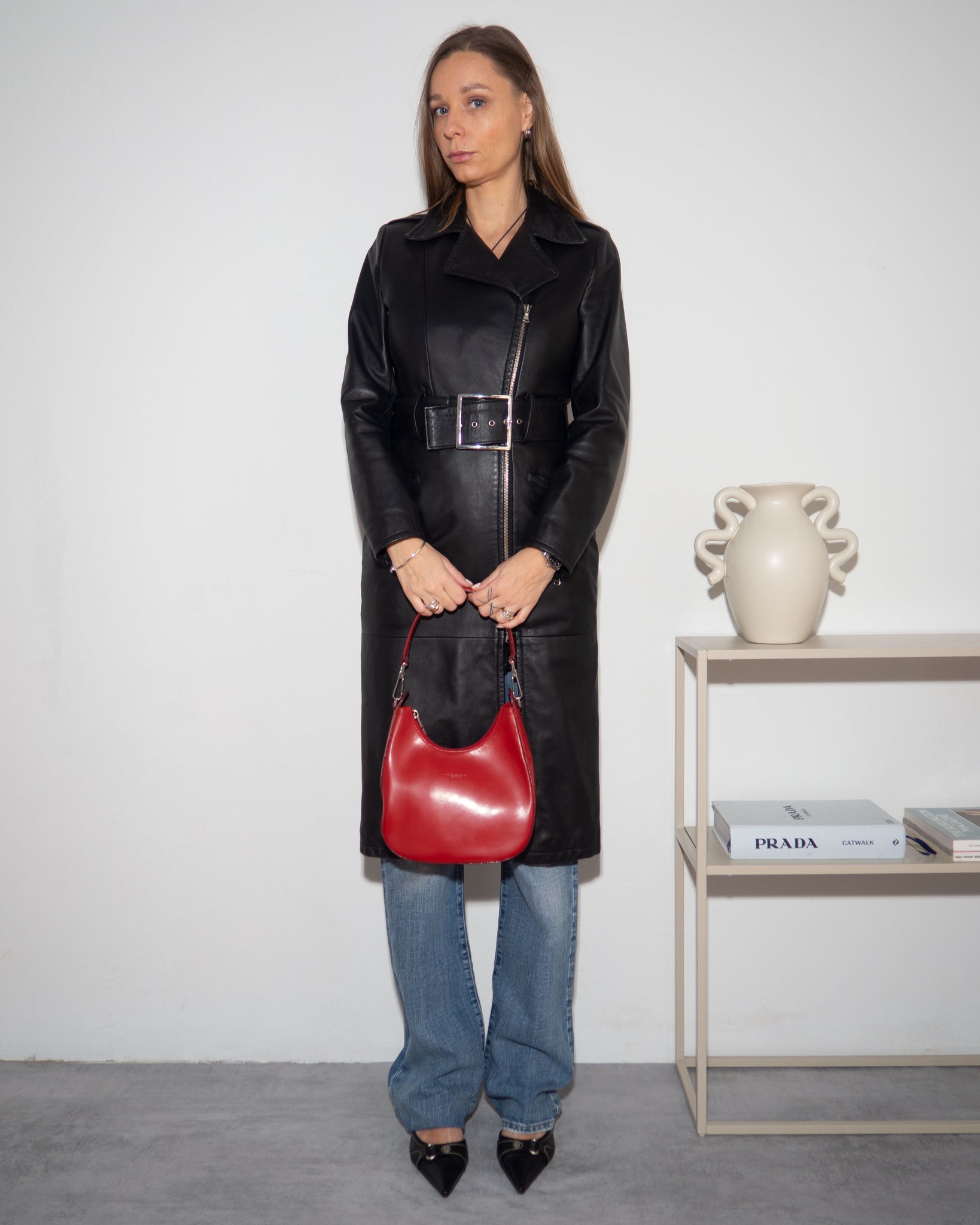 Red Leather Bag