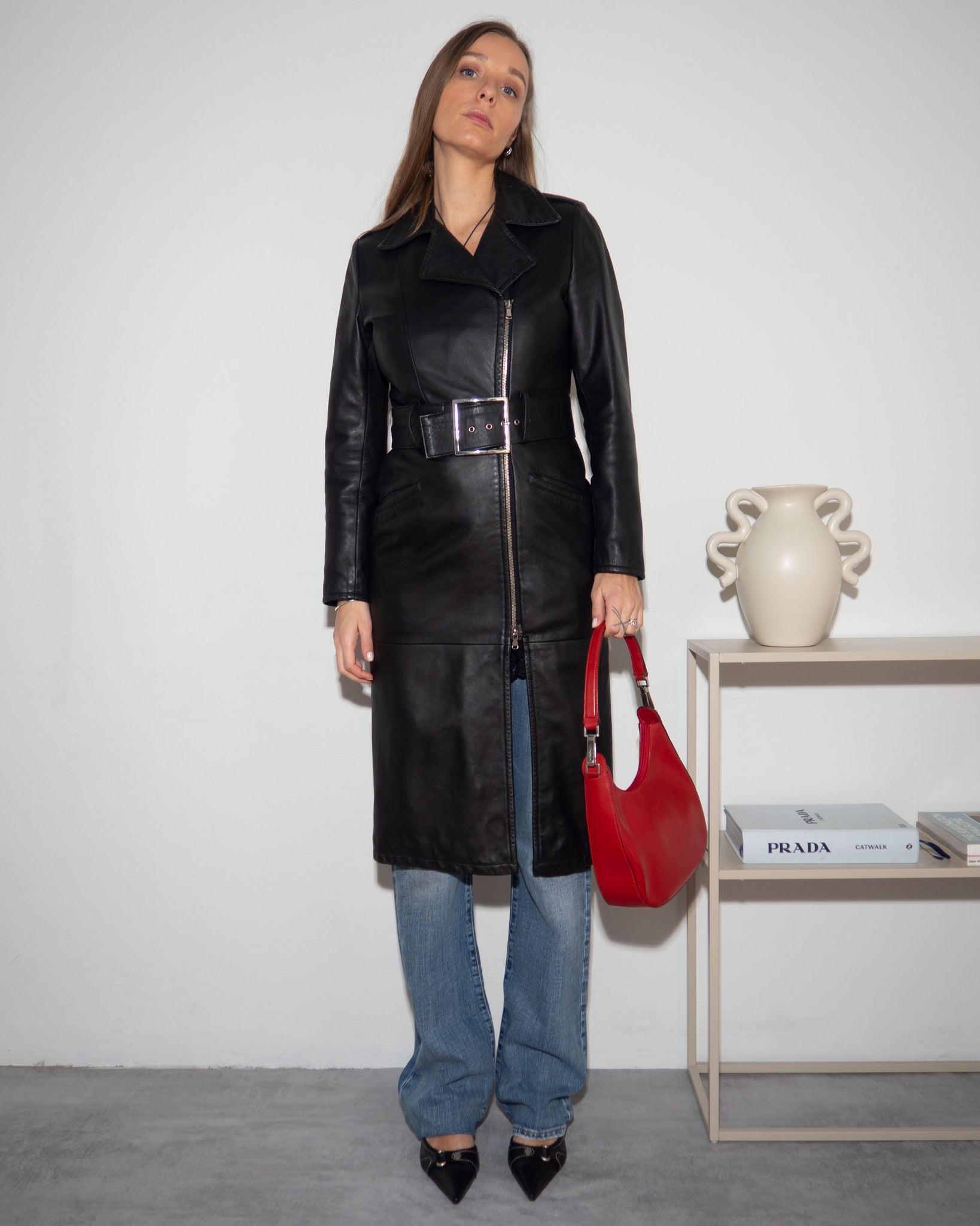 Red Leather Bag