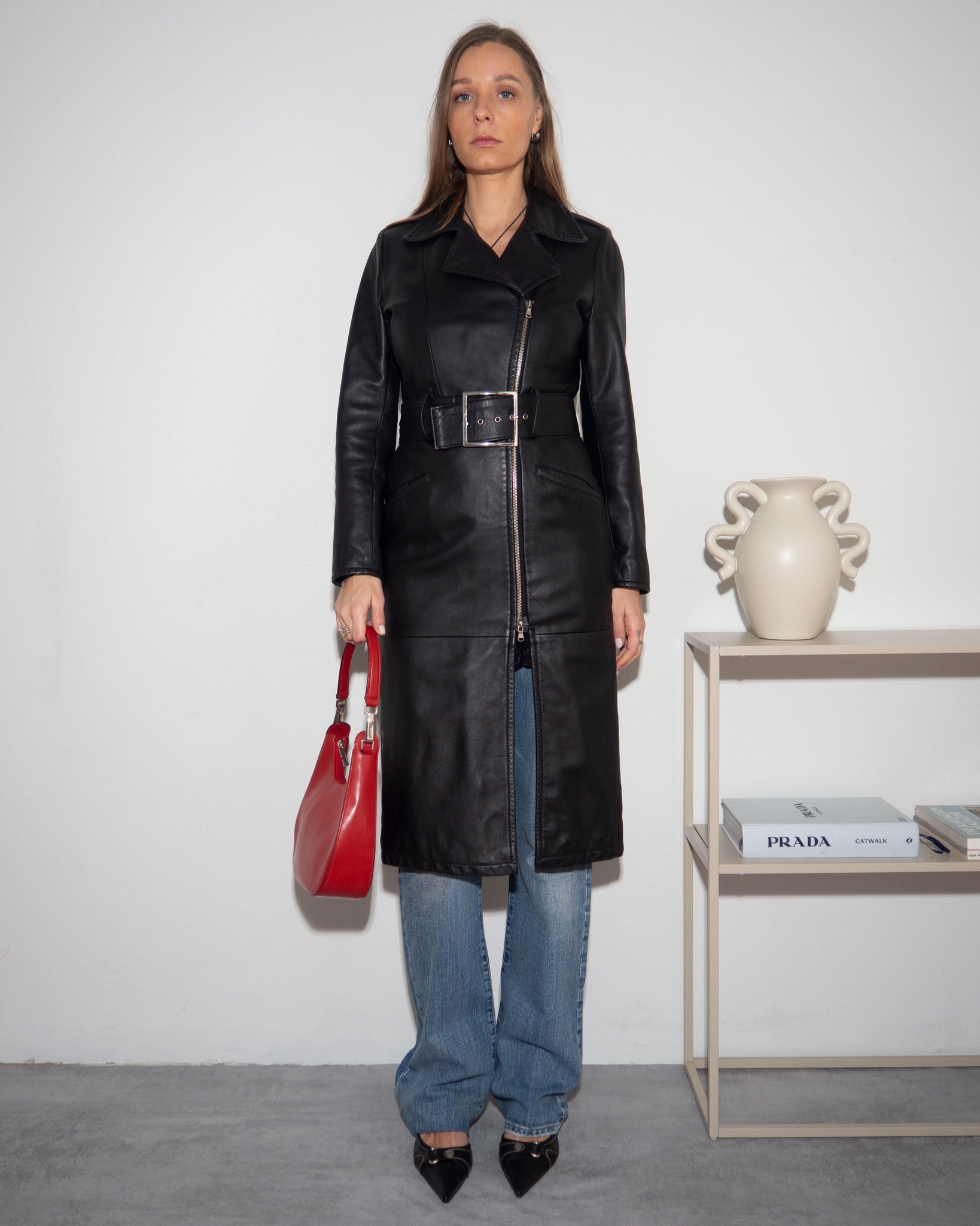 Leather Trench Coat