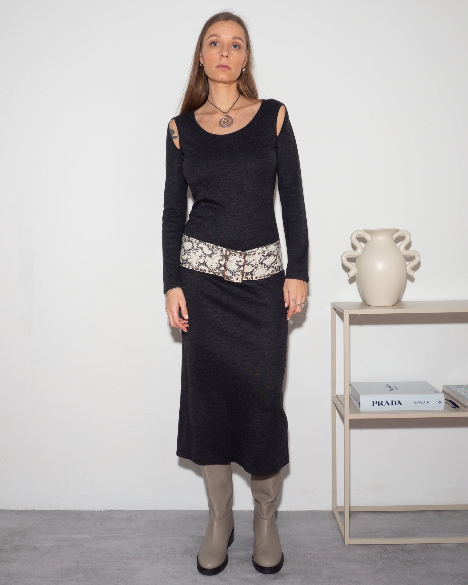 Snake Leather Belt