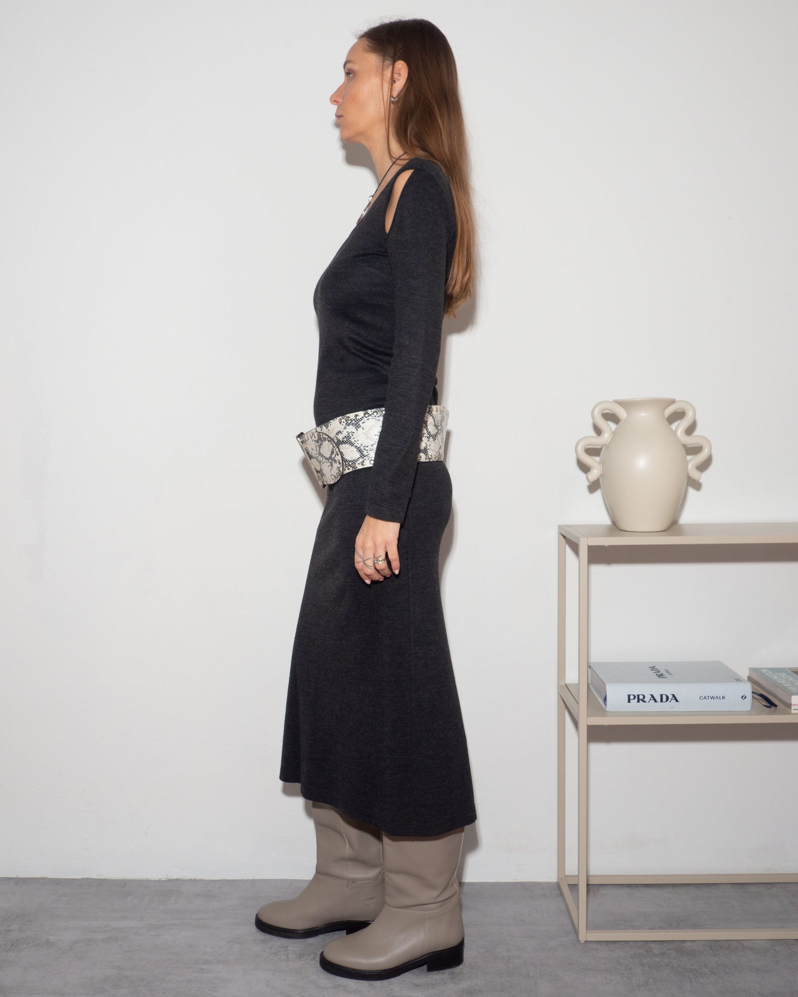 Snake Leather Belt