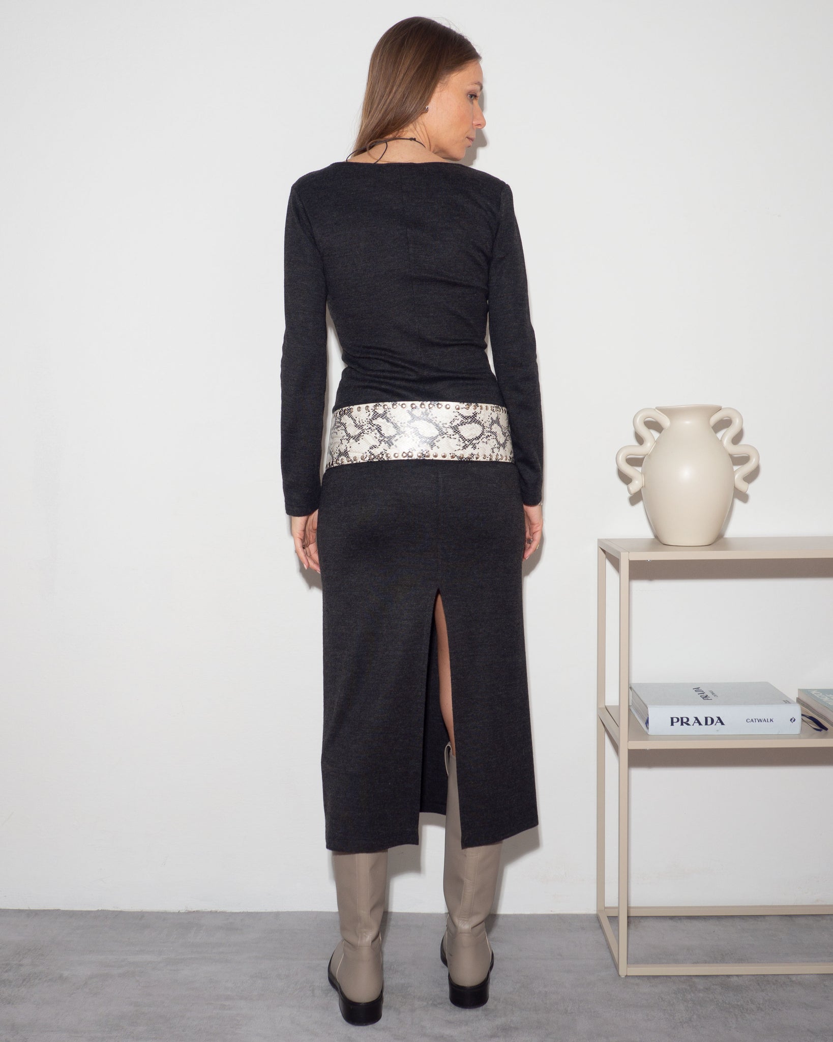Snake Leather Belt
