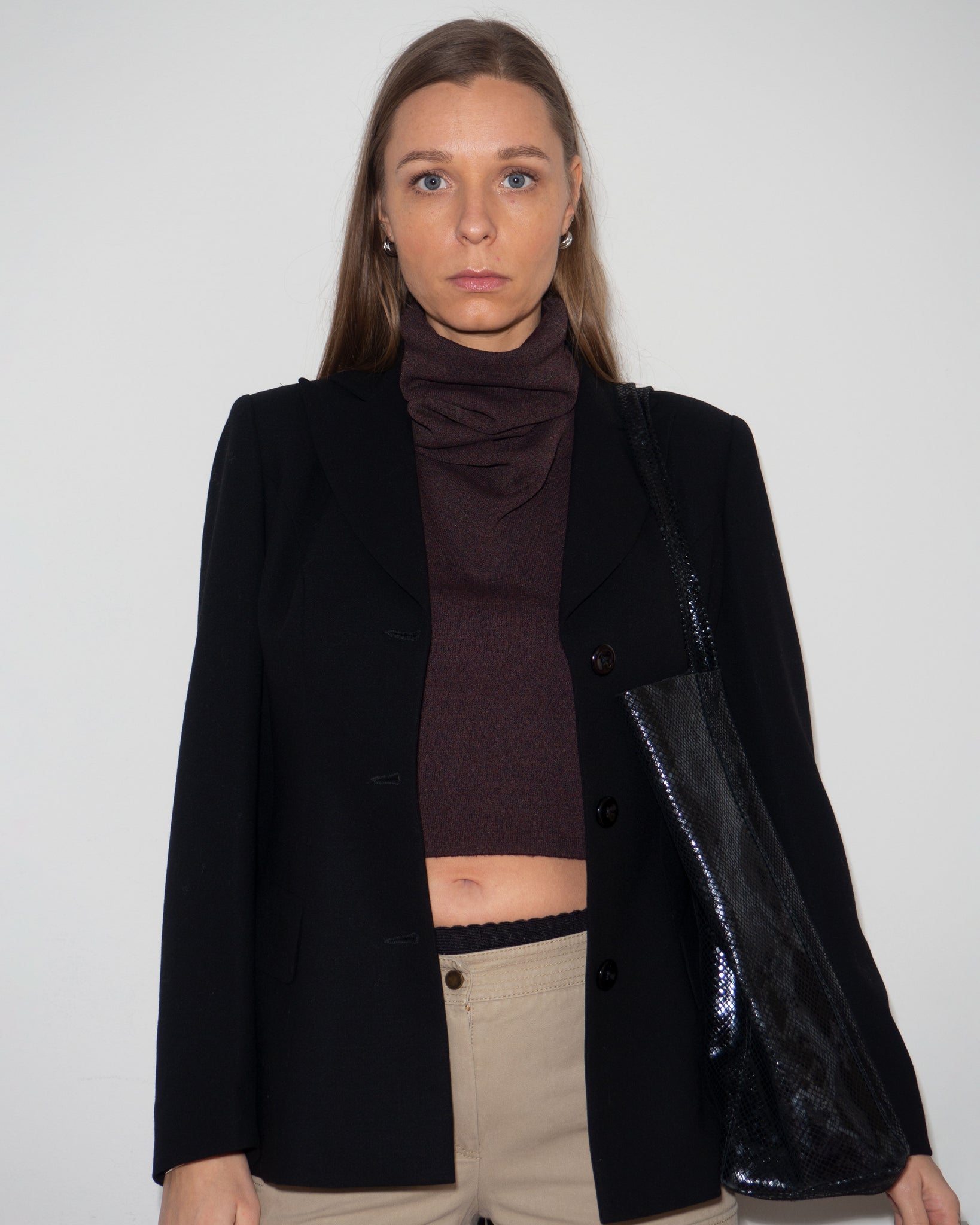 Black Wool Blazer