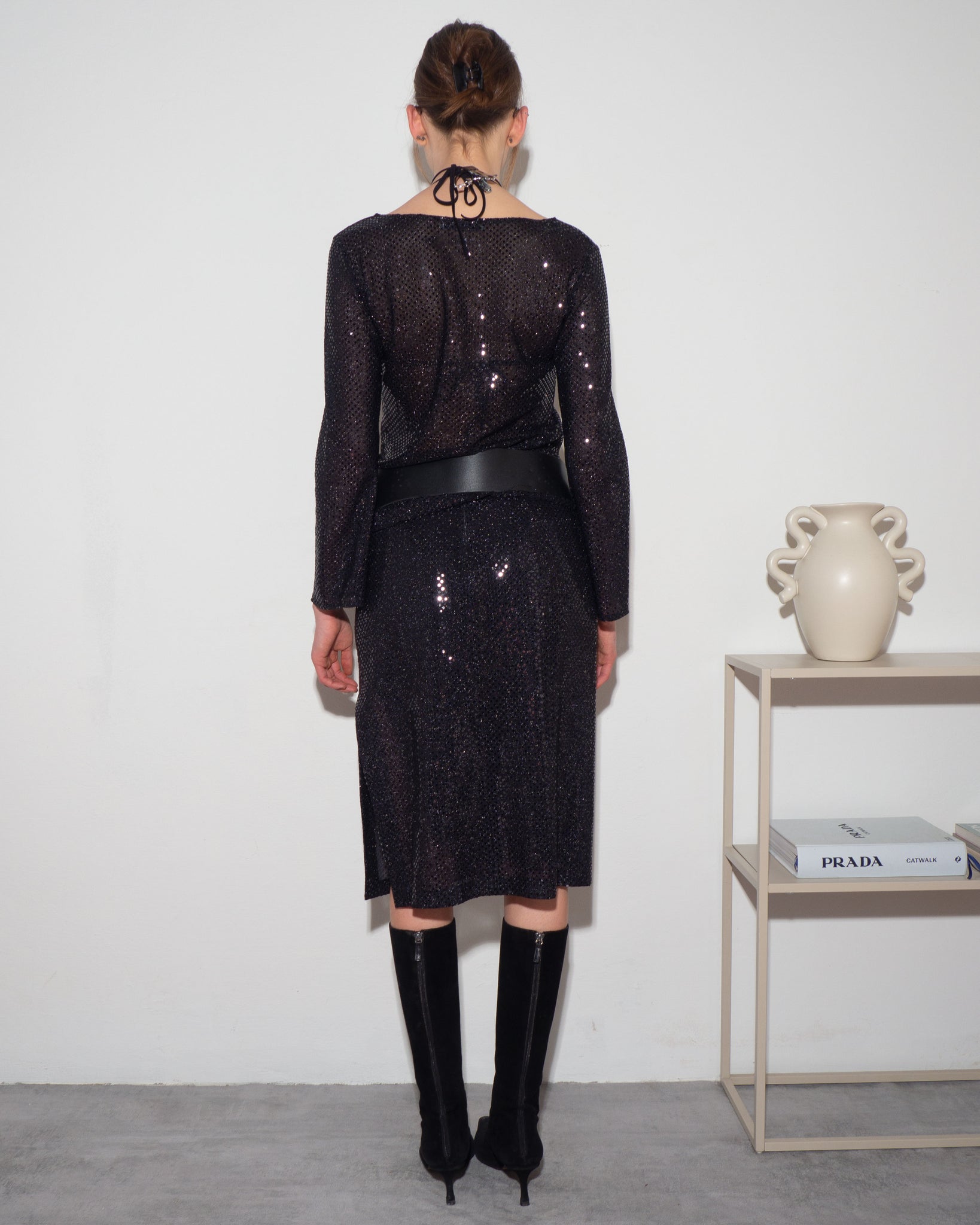 Black Sequin Co-Ord