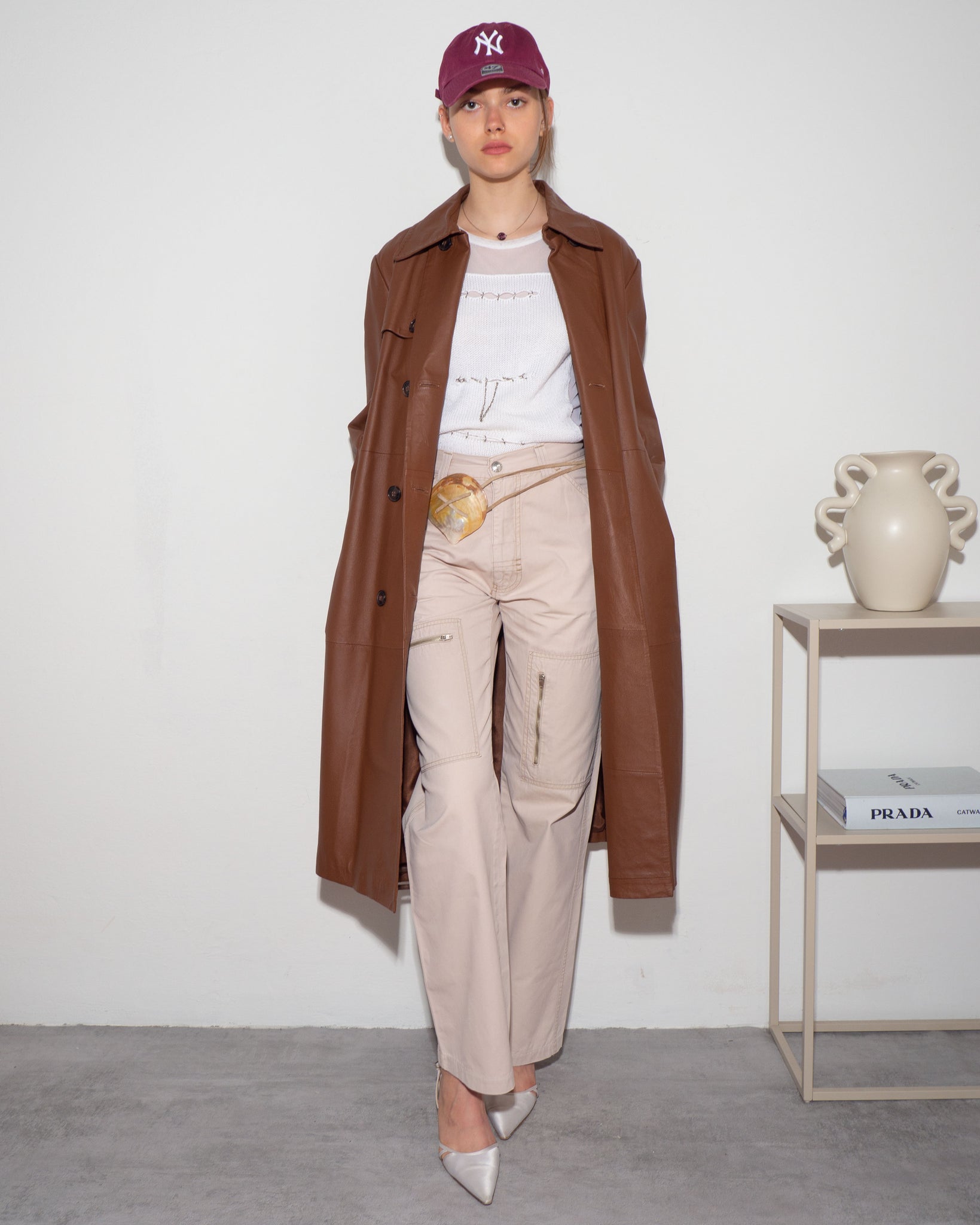 Leather Trench Coat