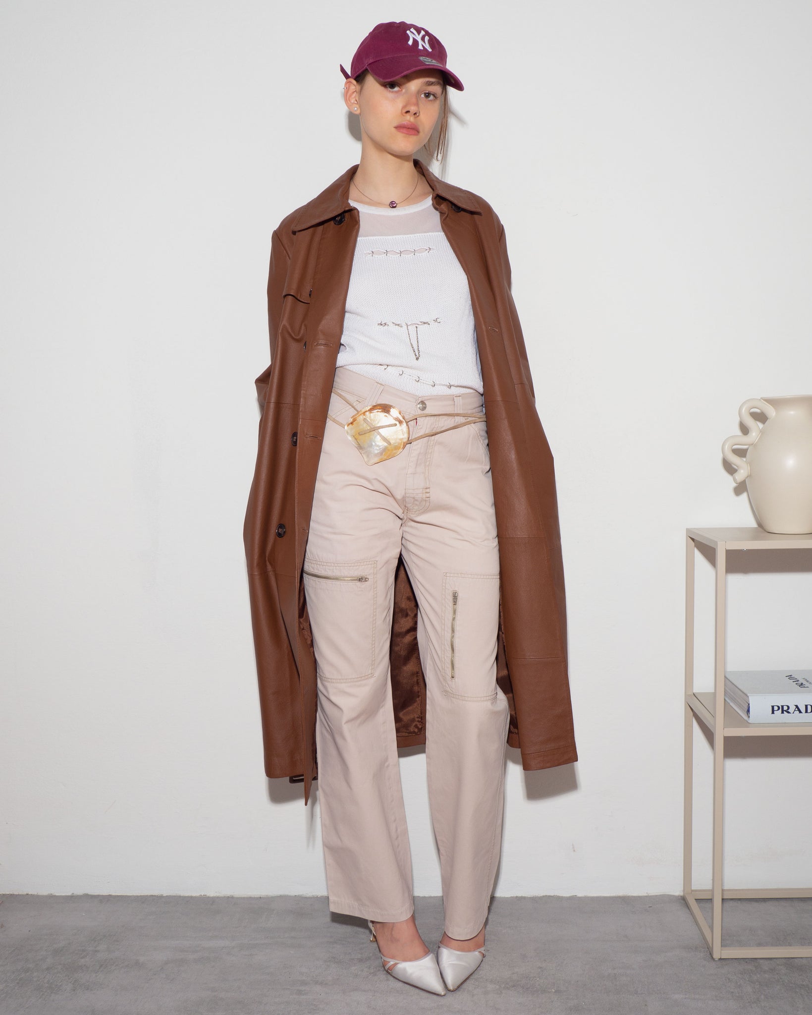 Leather Trench Coat
