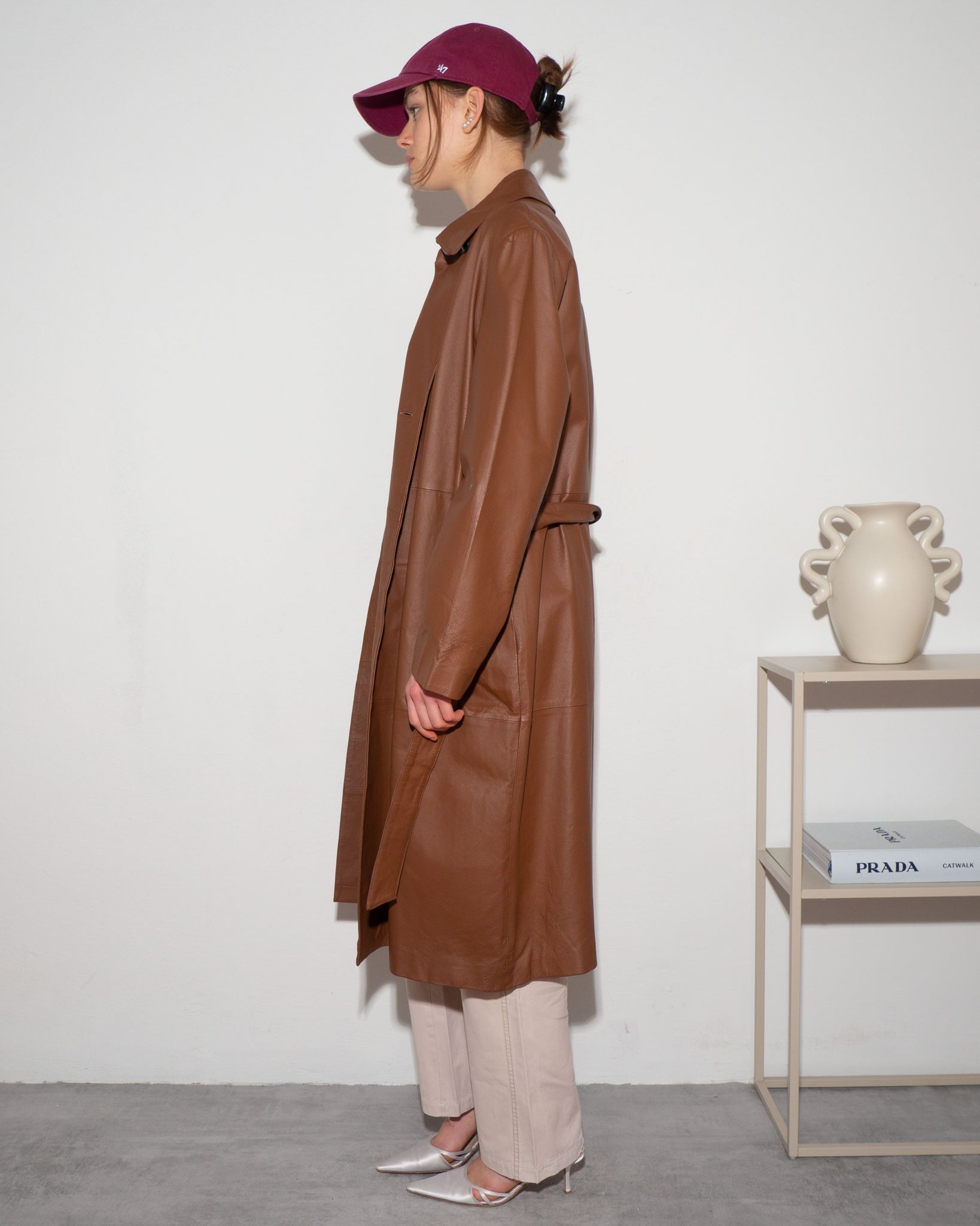 Leather Trench Coat