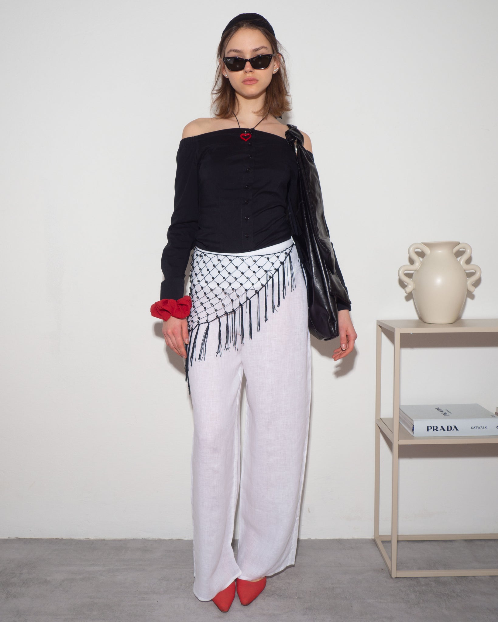 Sarah Pacini Linen Pants