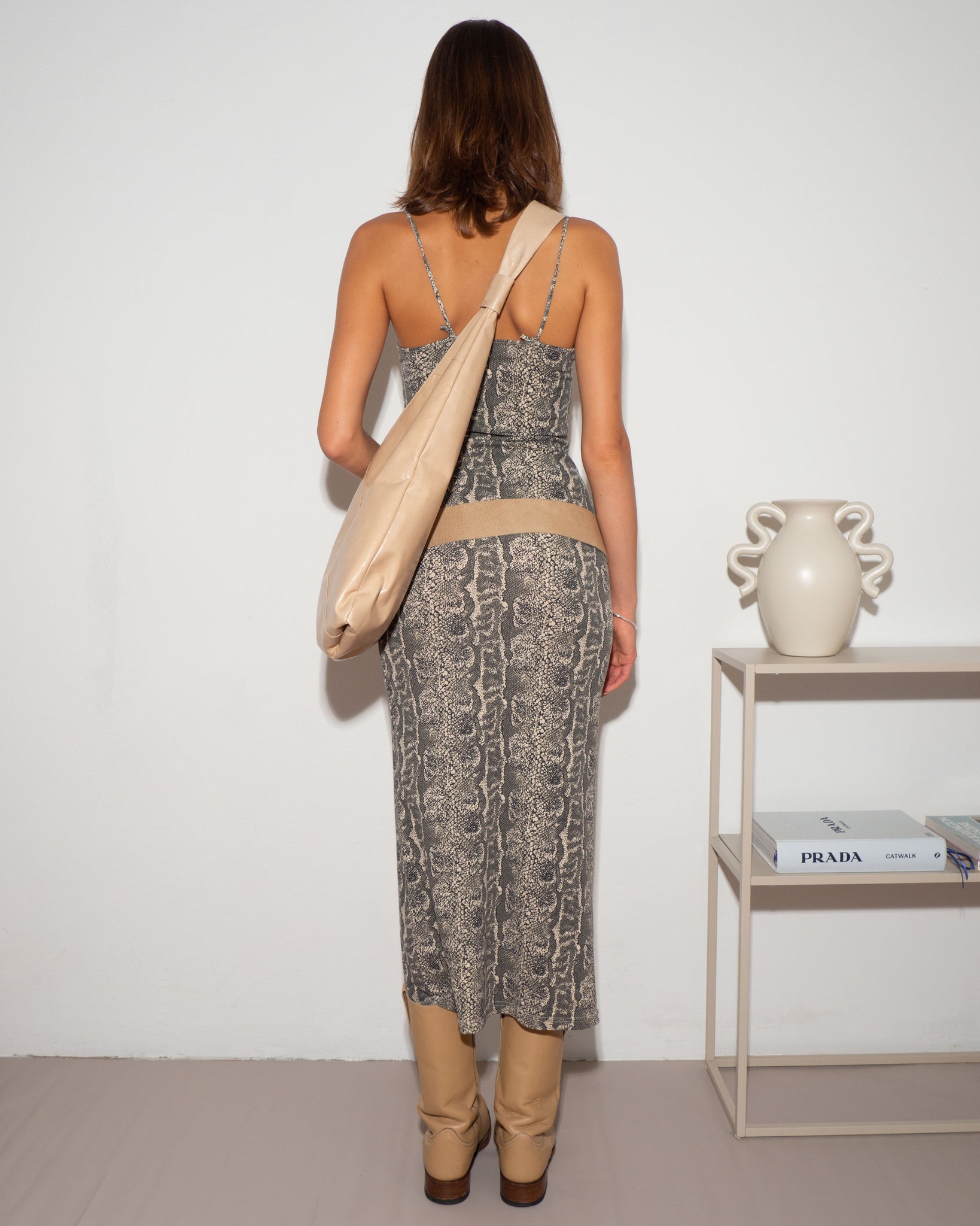 Snake Print Dress